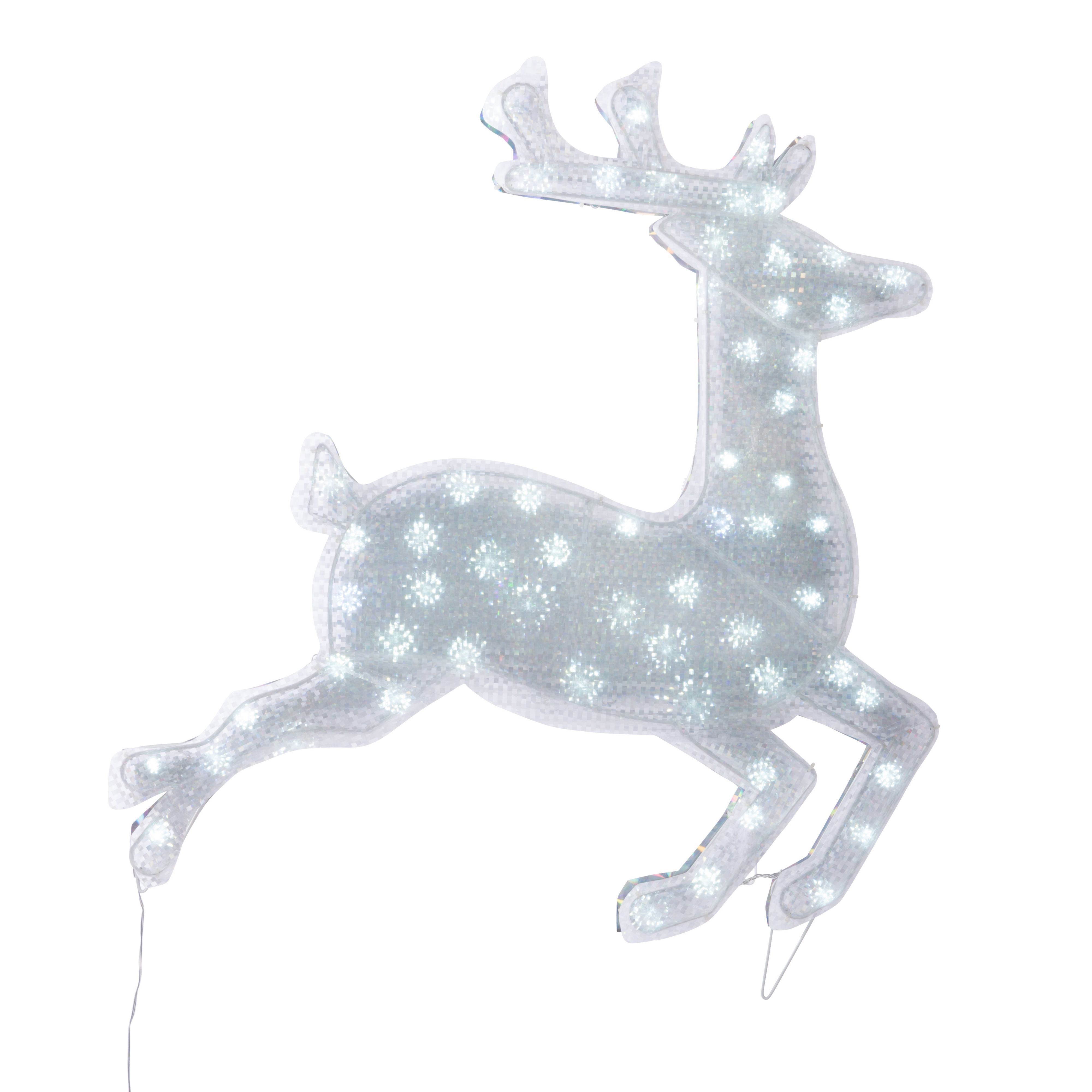 LED Reindeer holographic Silhouette | Departments | DIY at B&Q