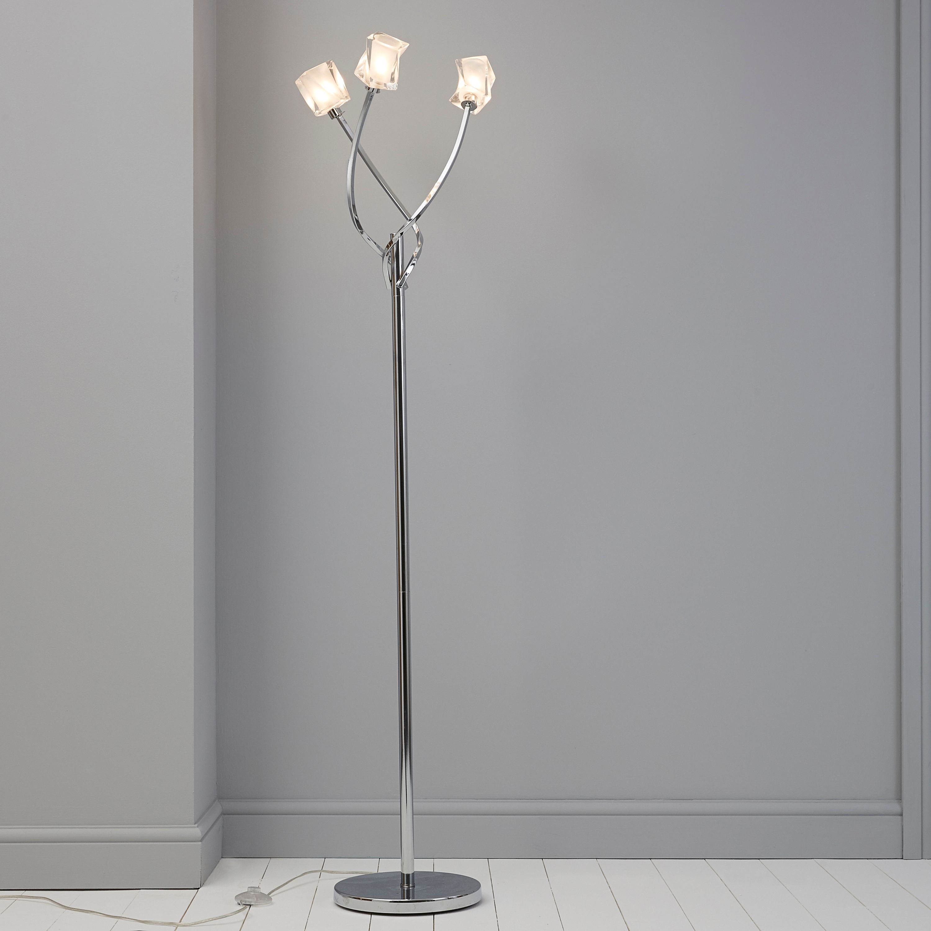 Feather floor lamp hot sale b&q