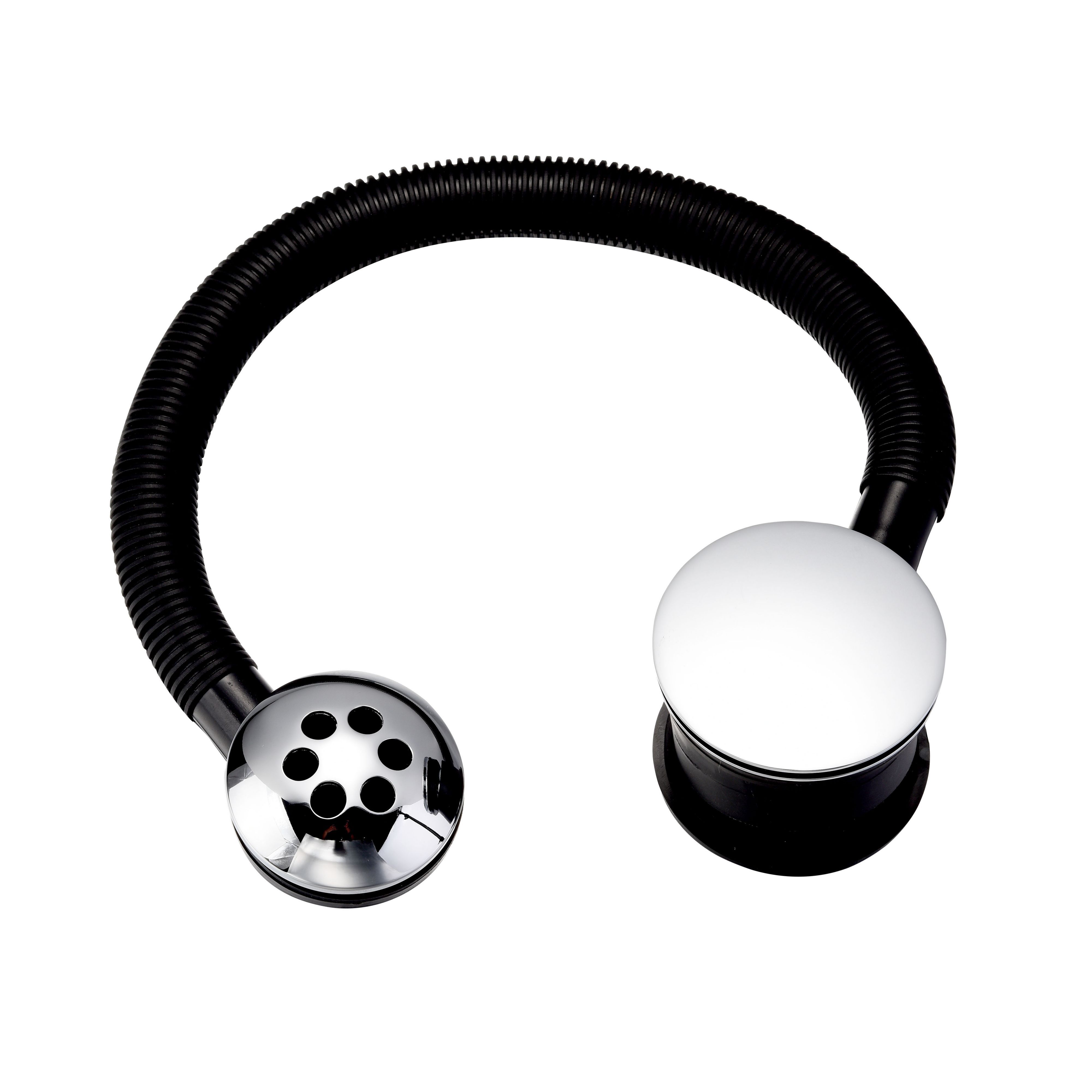 Diall Sprung bath waste with overflow (Dia)40 mm Departments TradePoint