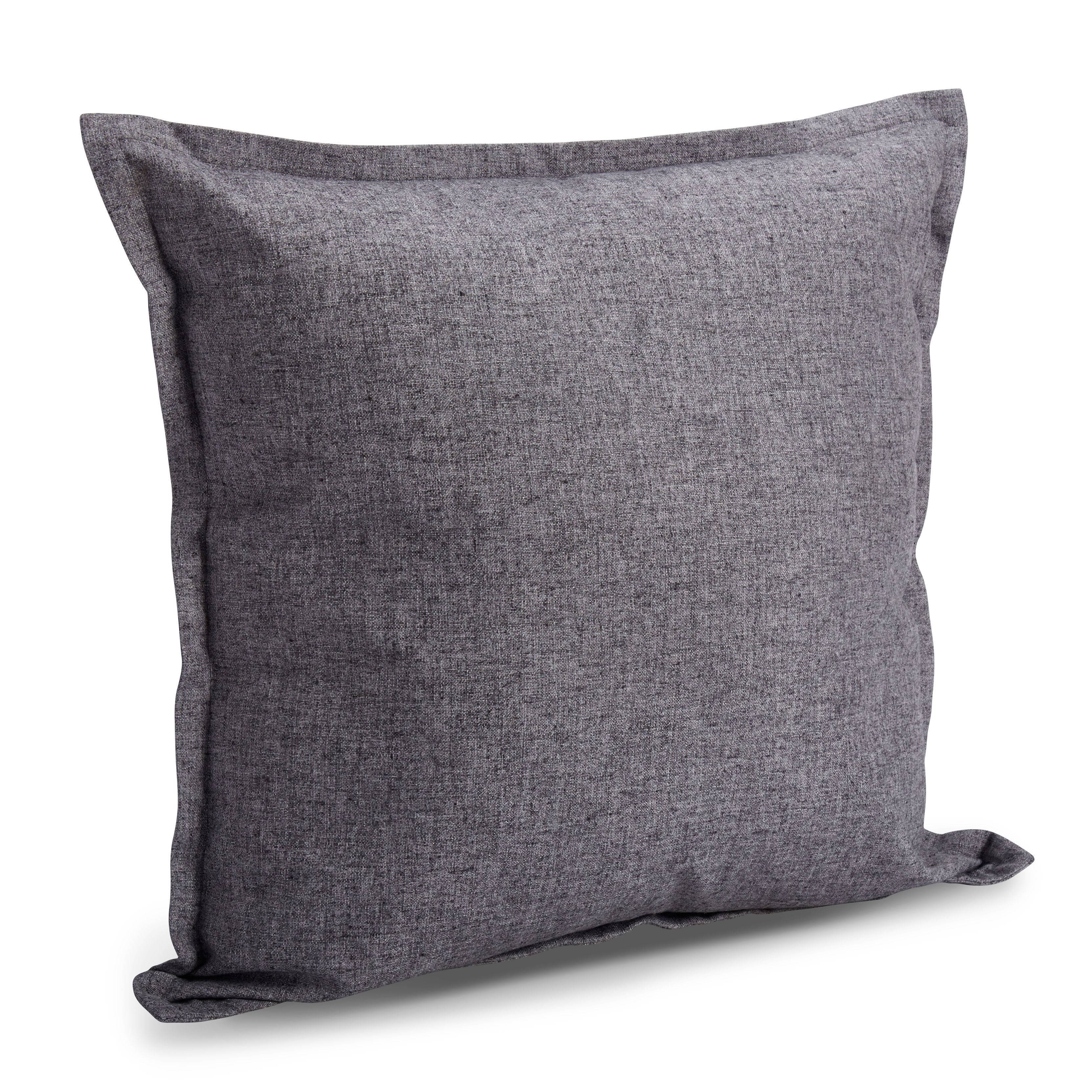 Ariona Slub Grey Cushion Departments DIY At B Q   5052931734917 01c