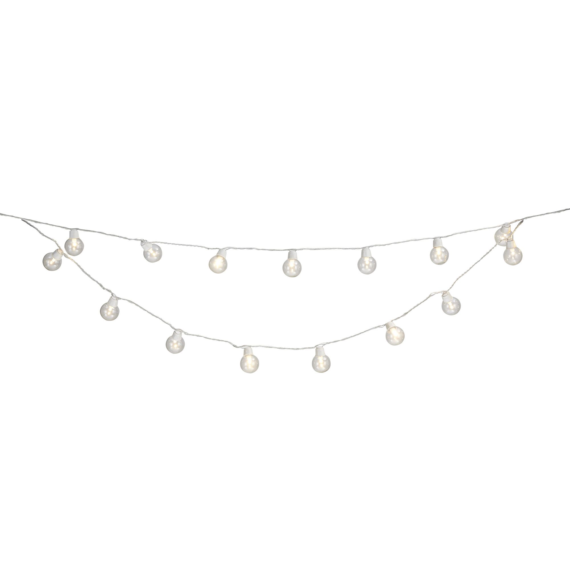 Blooma Auva Mains Powered White 50 LED String Lights | Departments