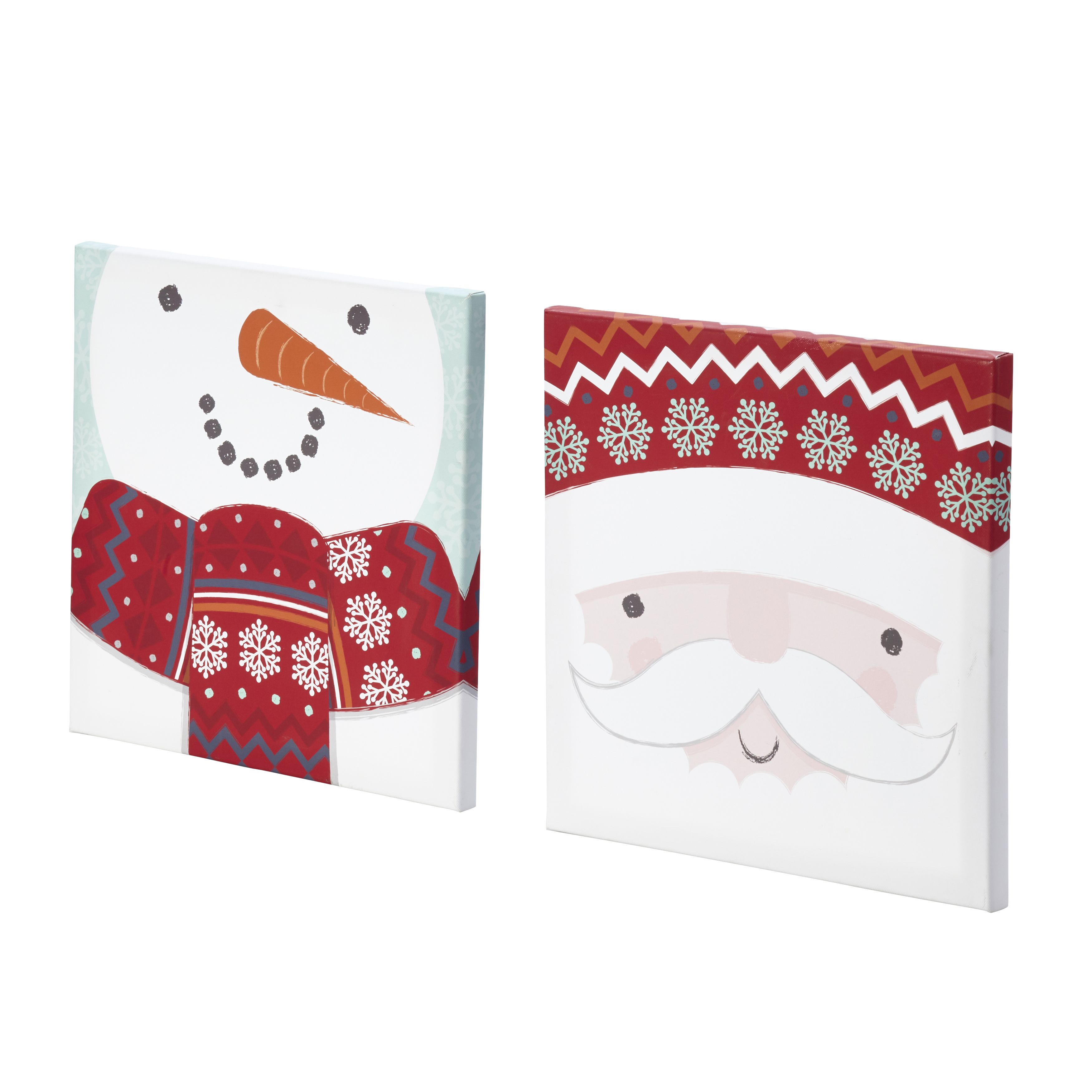 Christmas Canvas Prints (W)300mm (H)40mm | Departments | DIY at B&Q