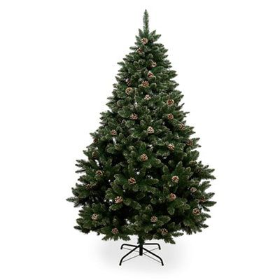 7Ft Rocky Mountain Pine Hinged Full Artificial Christmas Tree