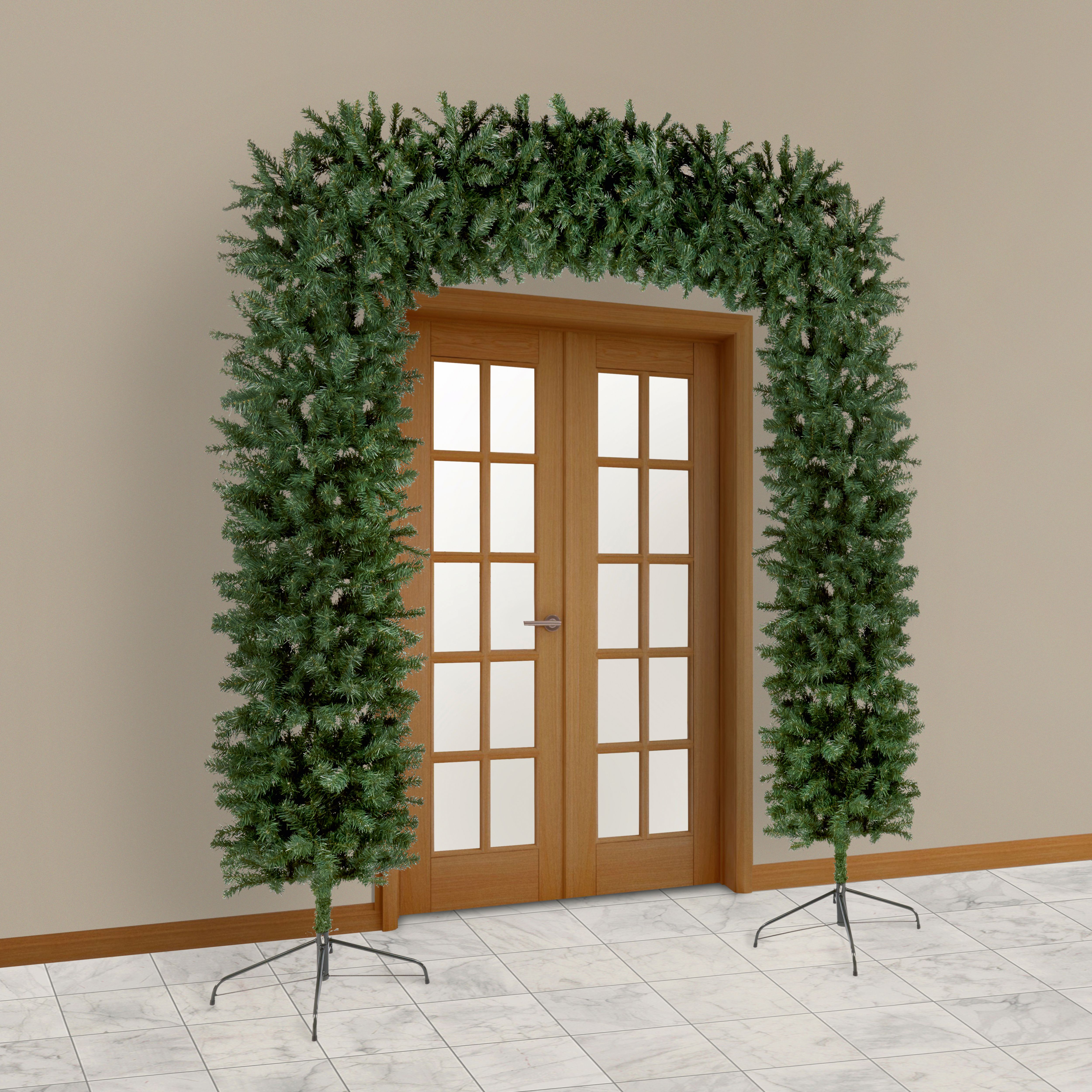 8ft Classic Artificial Christmas Tree Arch Departments Diy At B Q