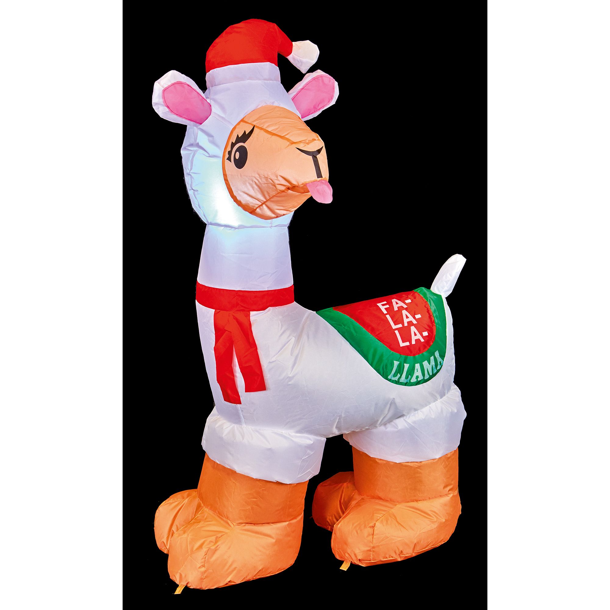 1.22m (H) LED Christmas inflatable Llama Departments DIY at B&Q