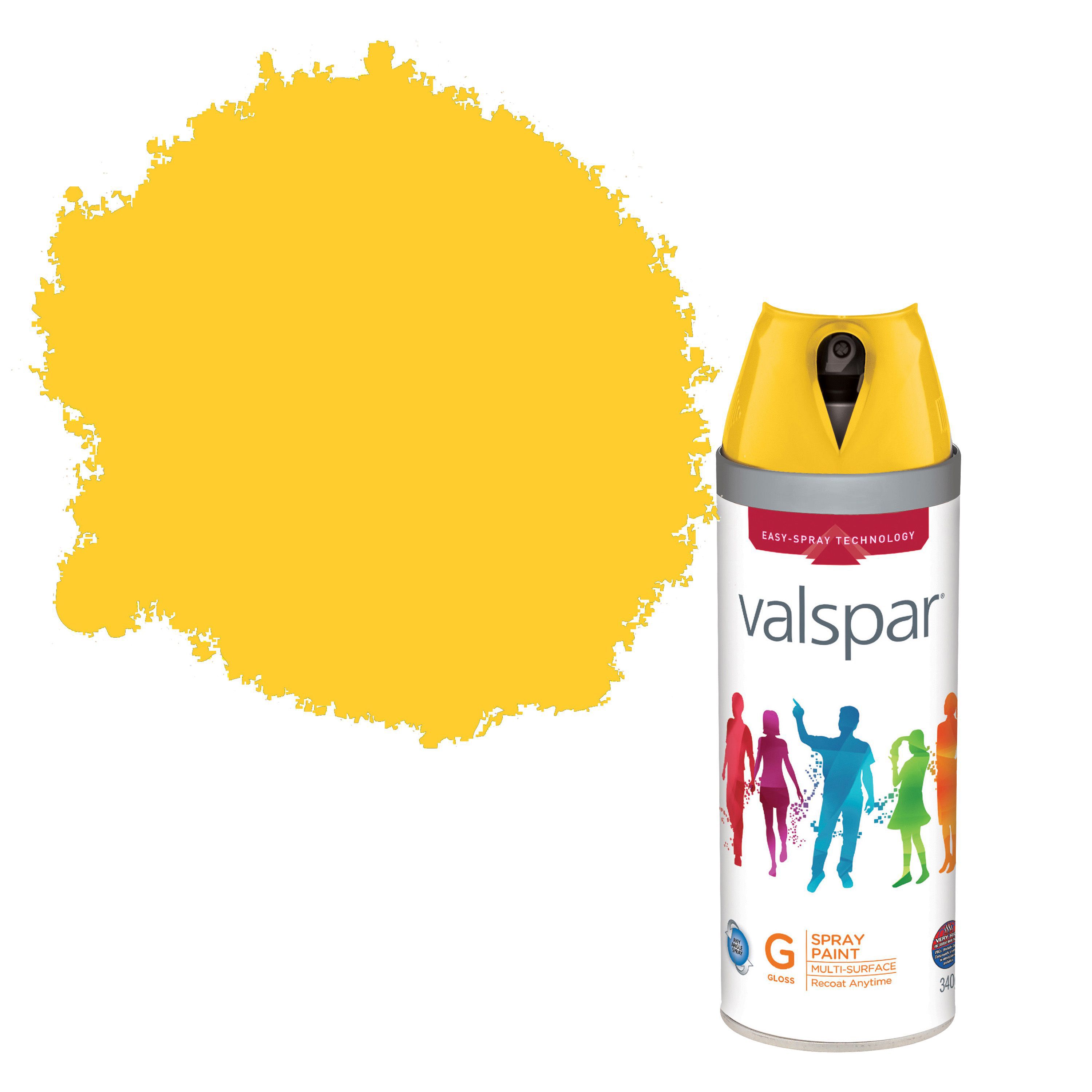 Valspar Interior & Exterior English Primrose Gloss Spray Paint 400ml Departments DIY at B&Q