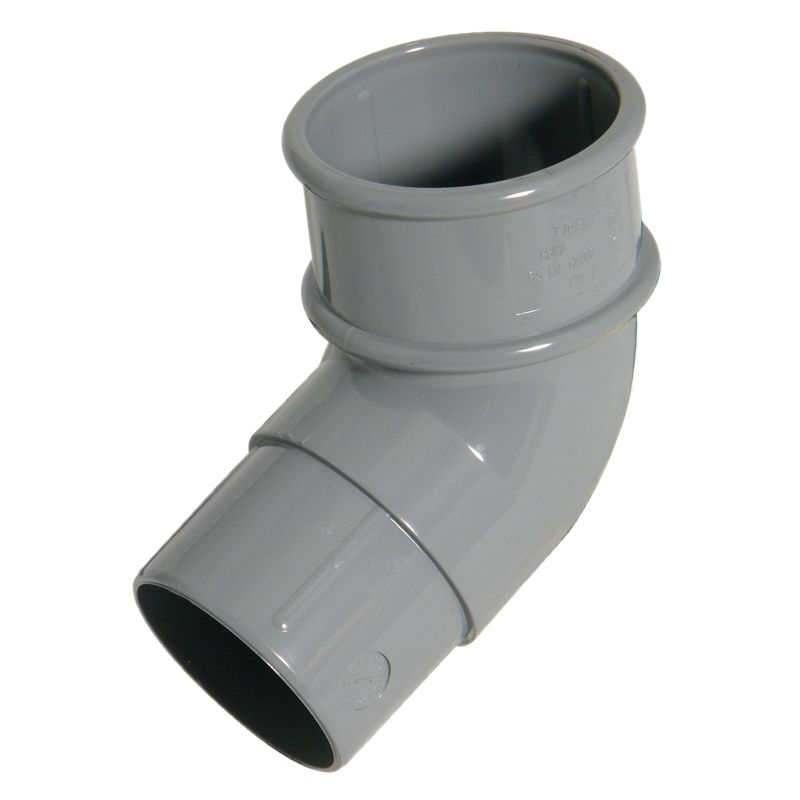 FloPlast Miniflo 112.5 Gutter Downpipe Offset Bend (Dia)50mm, Grey ...