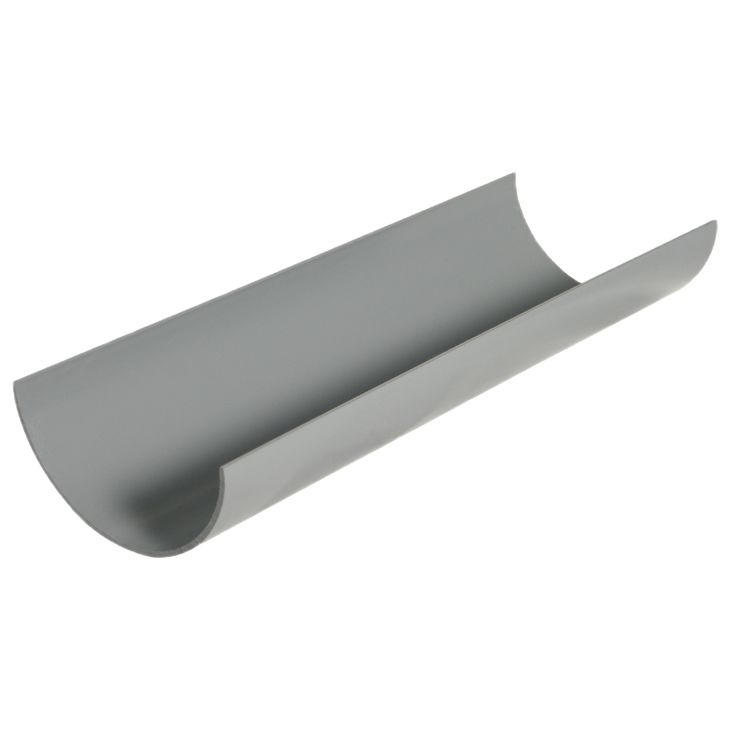 FloPlast Half round Gutter (Dia)112mm (W)112mm (L)3m Departments