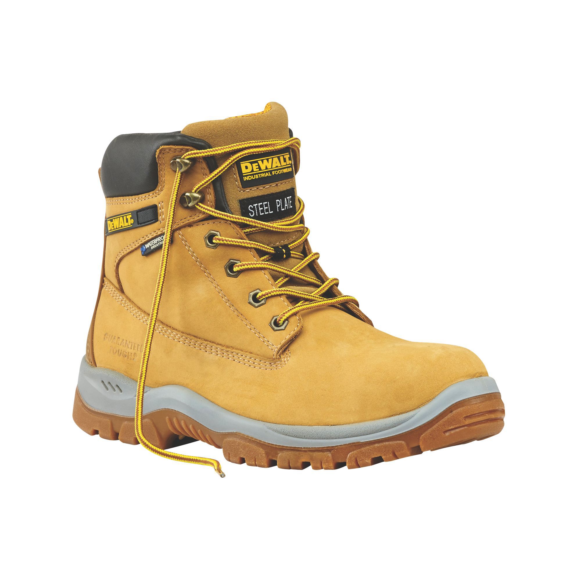 DeWalt Titanium Men's Honey Safety boots, Size 9 | Departments | DIY at B&Q