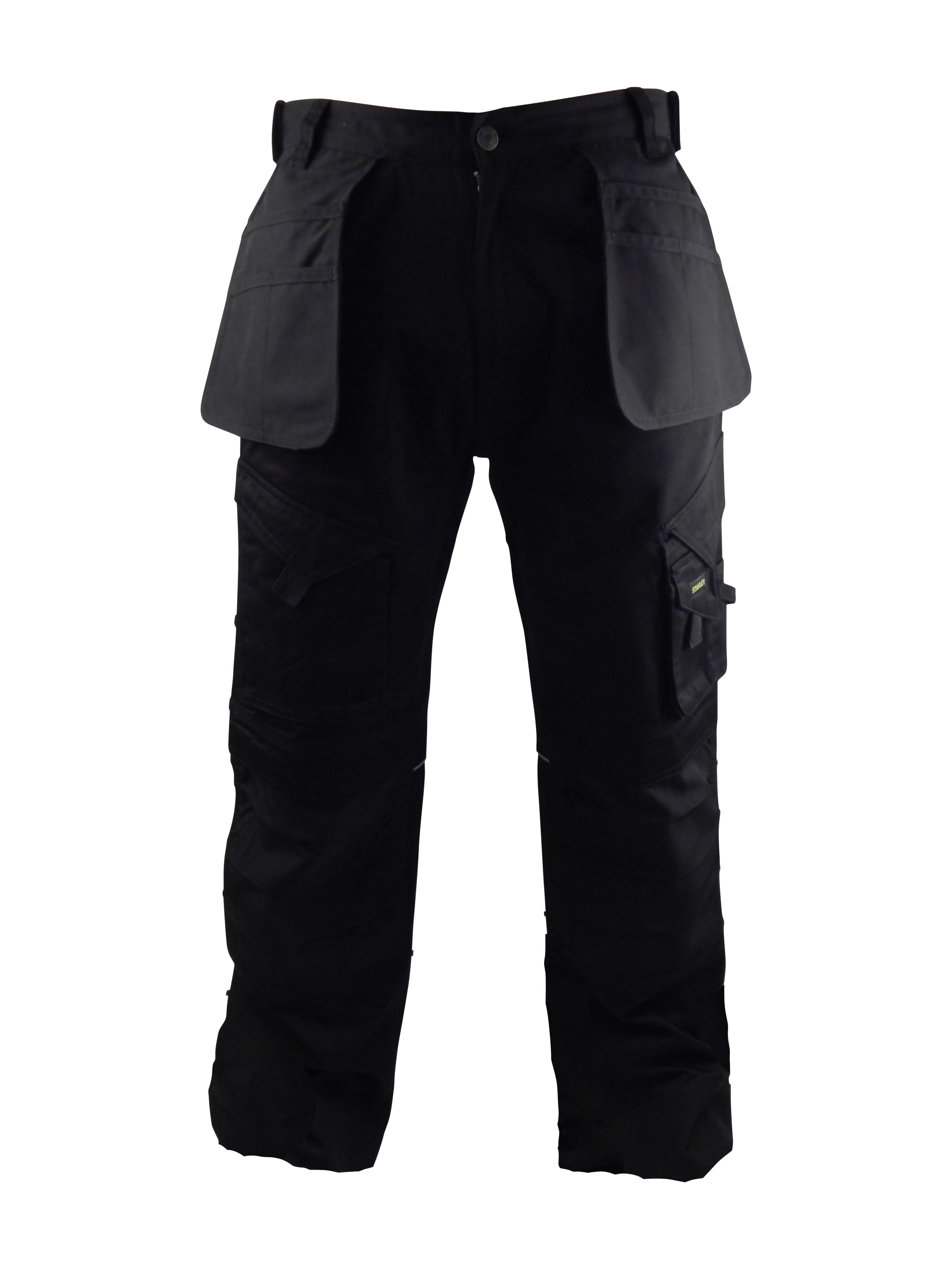 Stanley Colorado Black Work trousers W36 L31 Departments DIY at B&Q