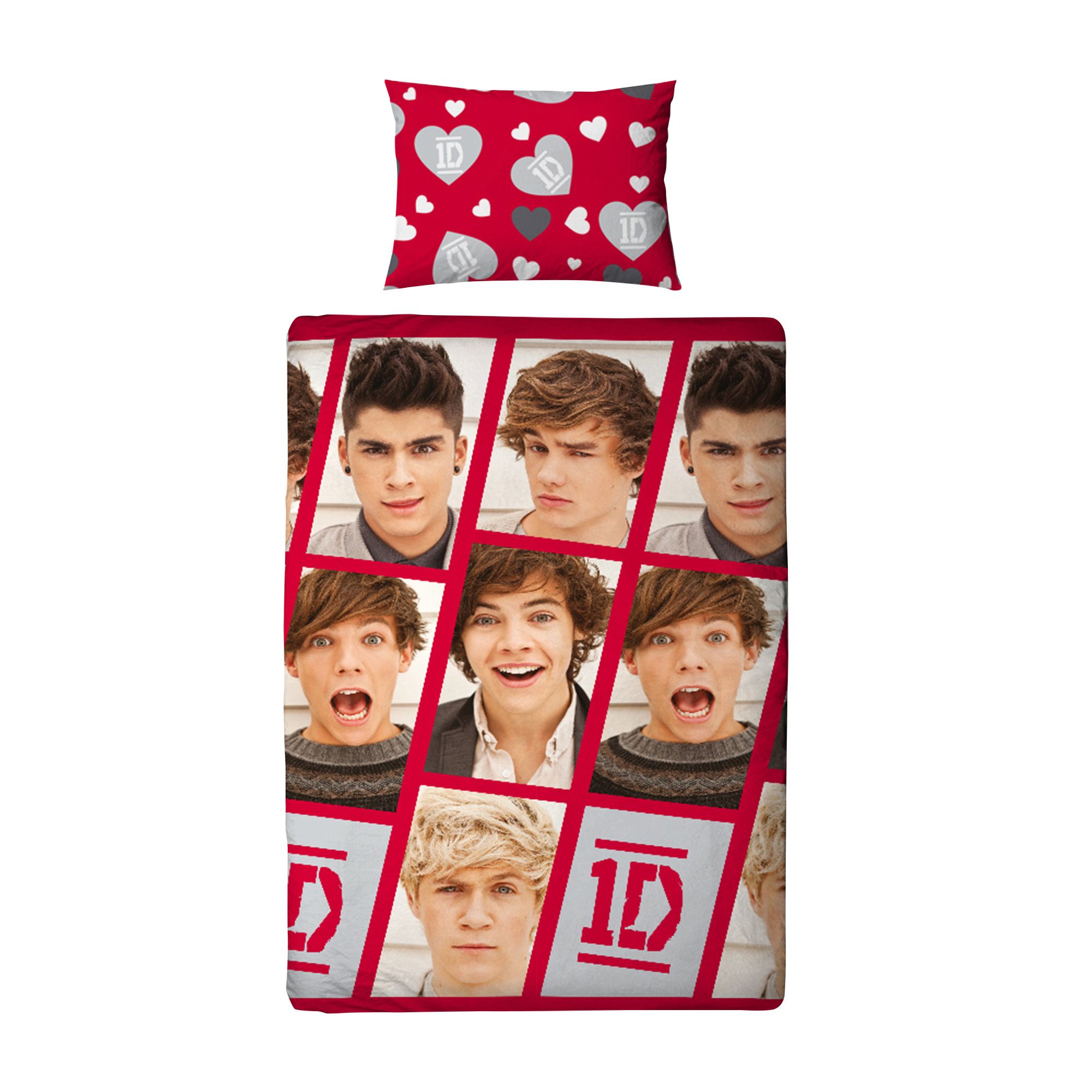 One Direction Multicolour Single Bedding Set Departments Diy