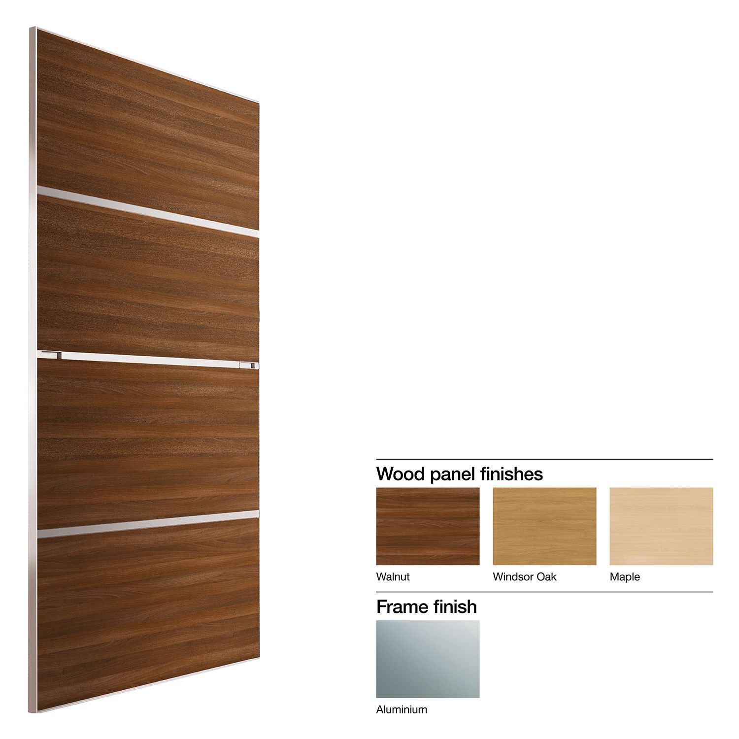 Made To Measure Minimalist 4 Panel Wood Effect Sliding Wardrobe