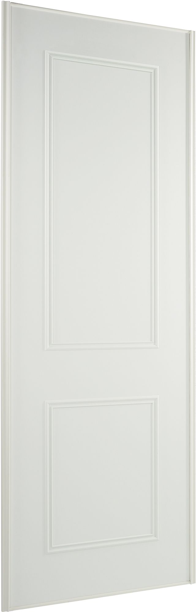 Panel White Panel Effect Sliding Wardrobe Door H 2220 Mm W 762mm Departments Diy At B Q