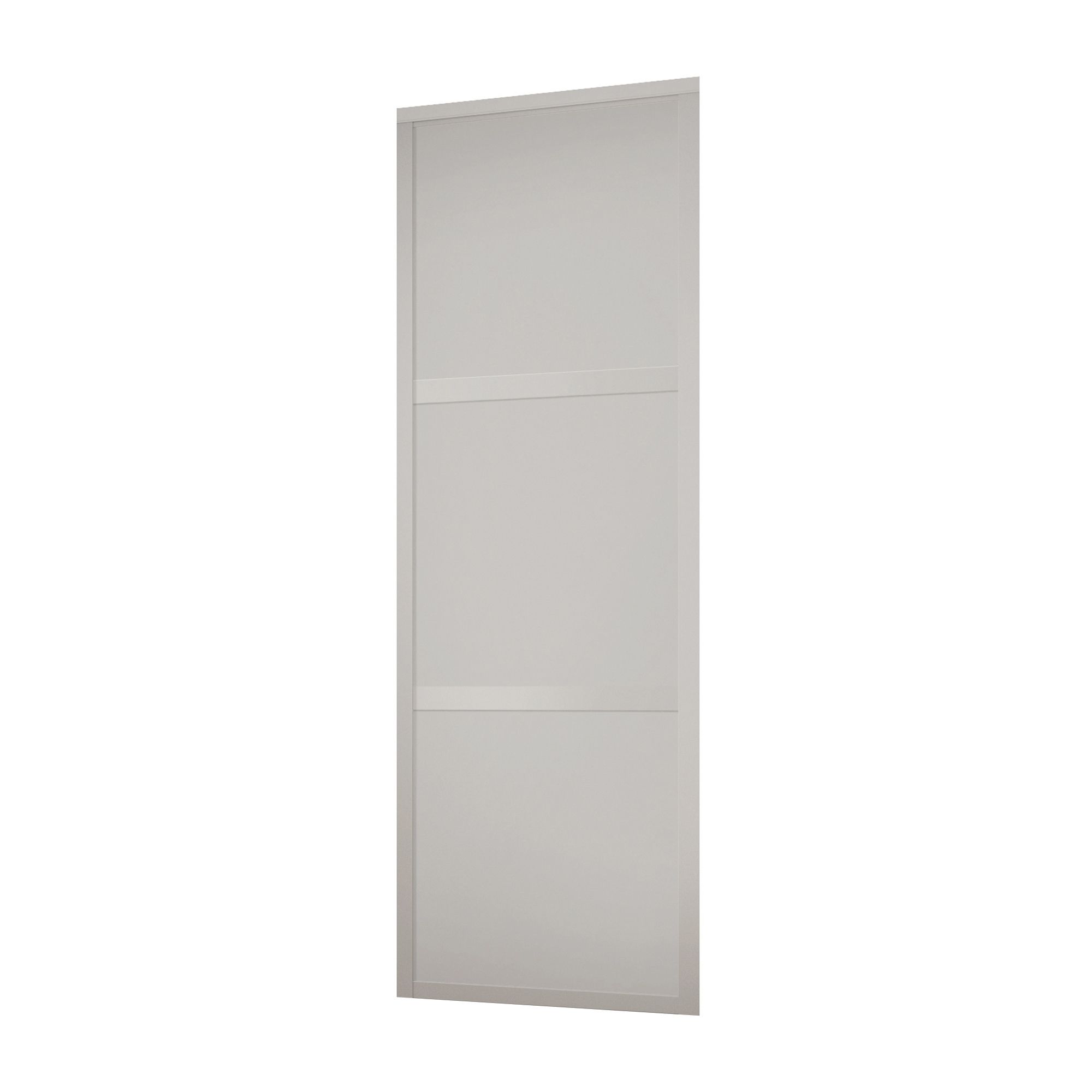 Shaker Contemporary Dove Grey Sliding Wardrobe Door H 2260 Mm W