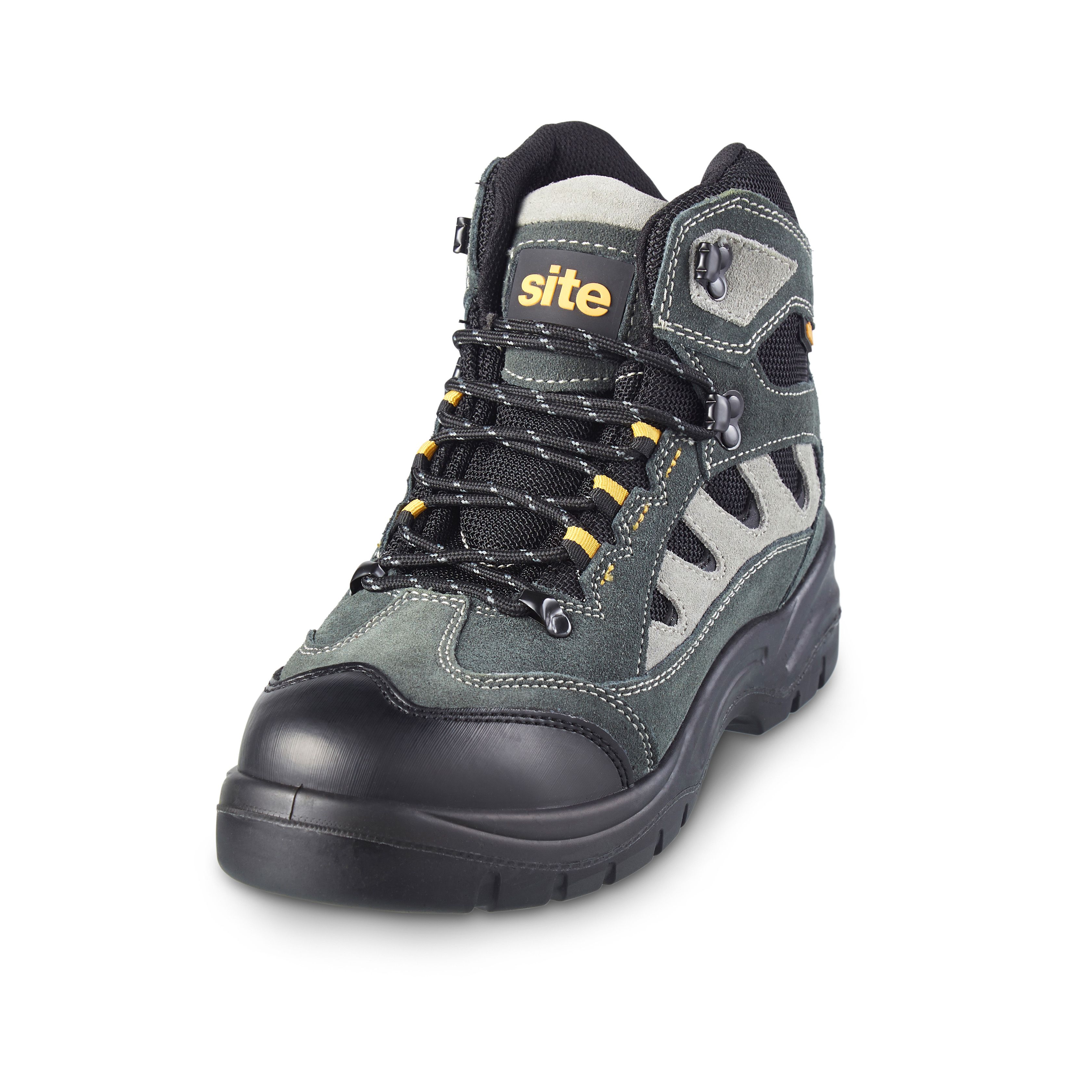 steel toe trainer boots