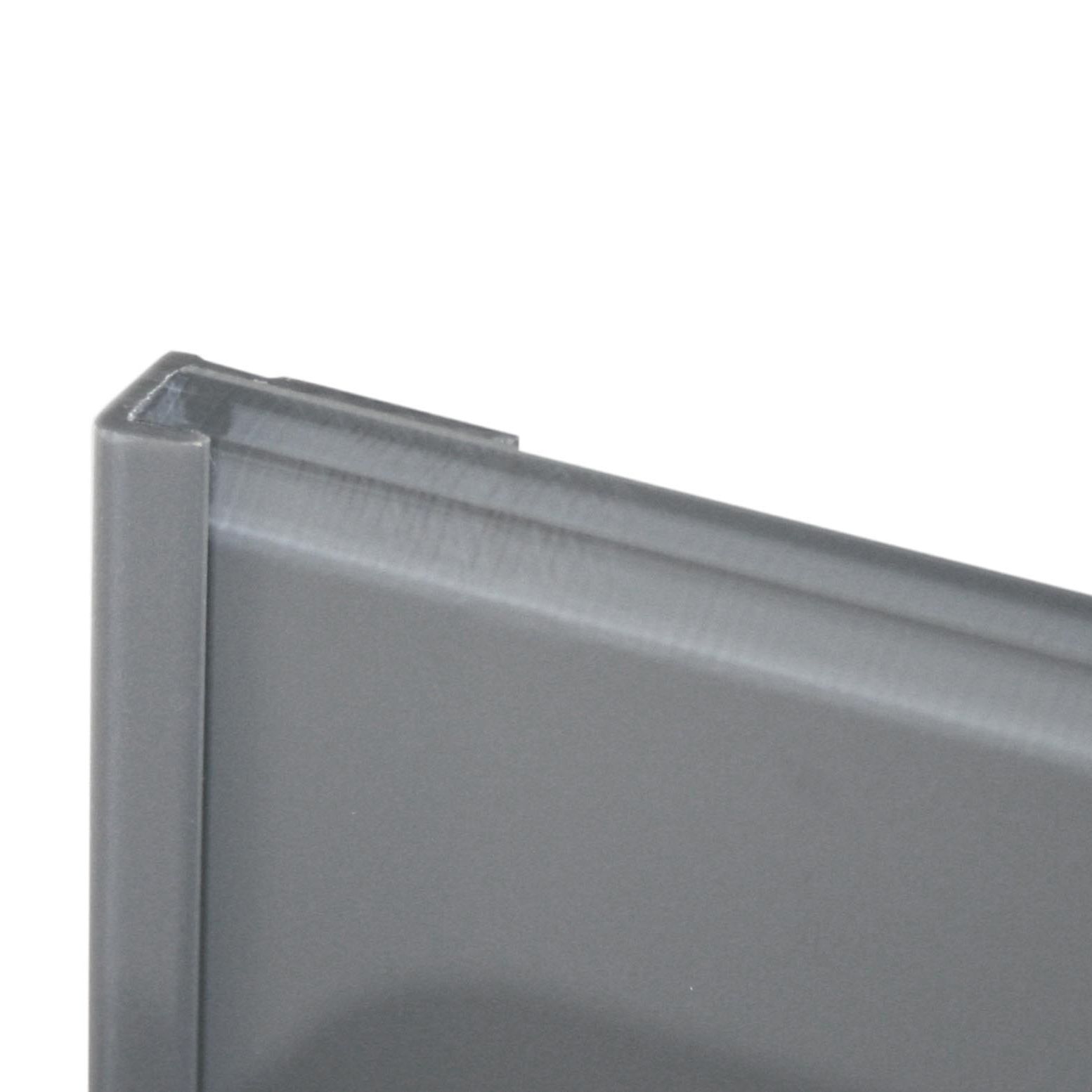 Vistelle Grey Panel end cap, (L)2500mm | Departments | DIY at B&Q