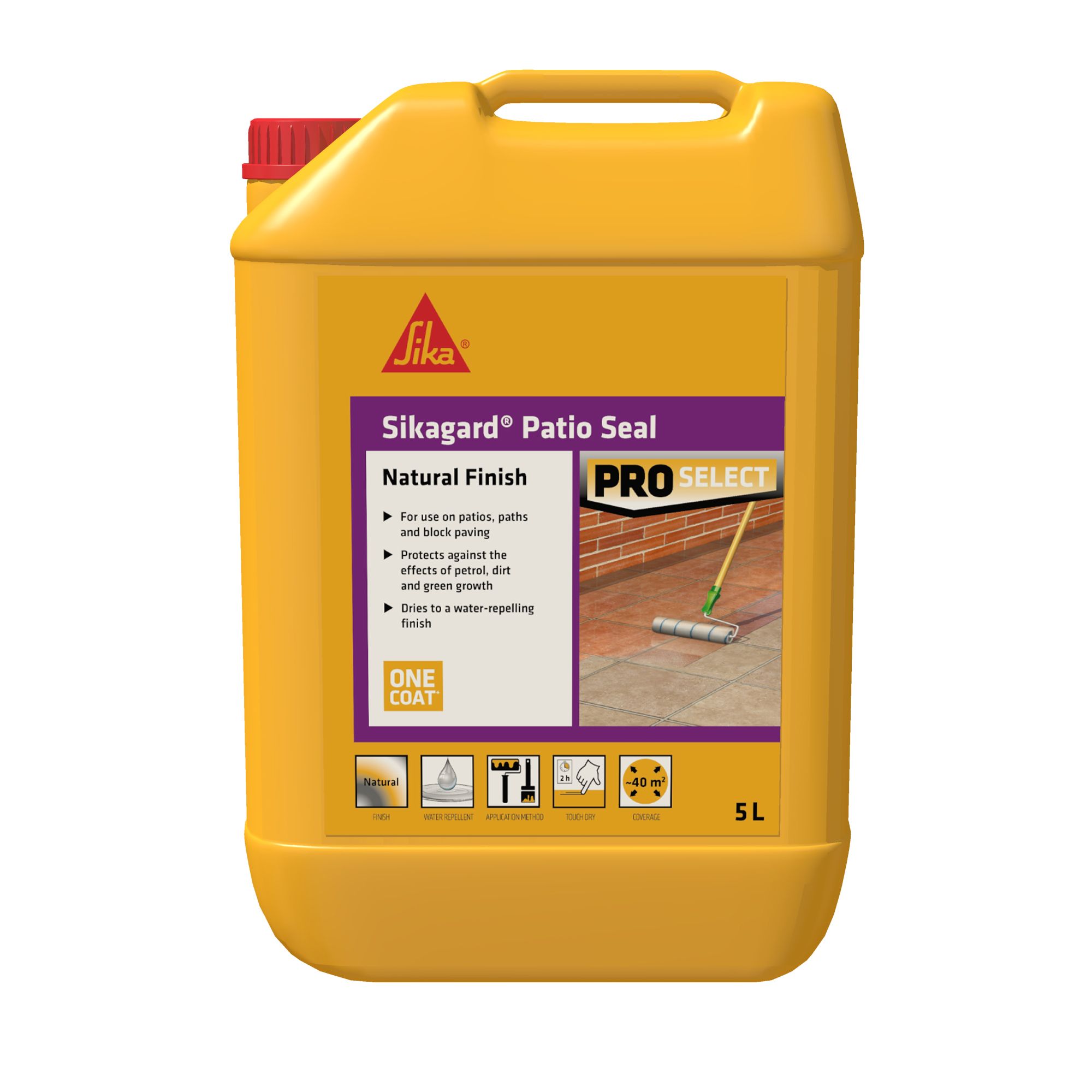 Sika Natural Patio Sealer 5L Departments DIY At B Q   5055492703064 02c