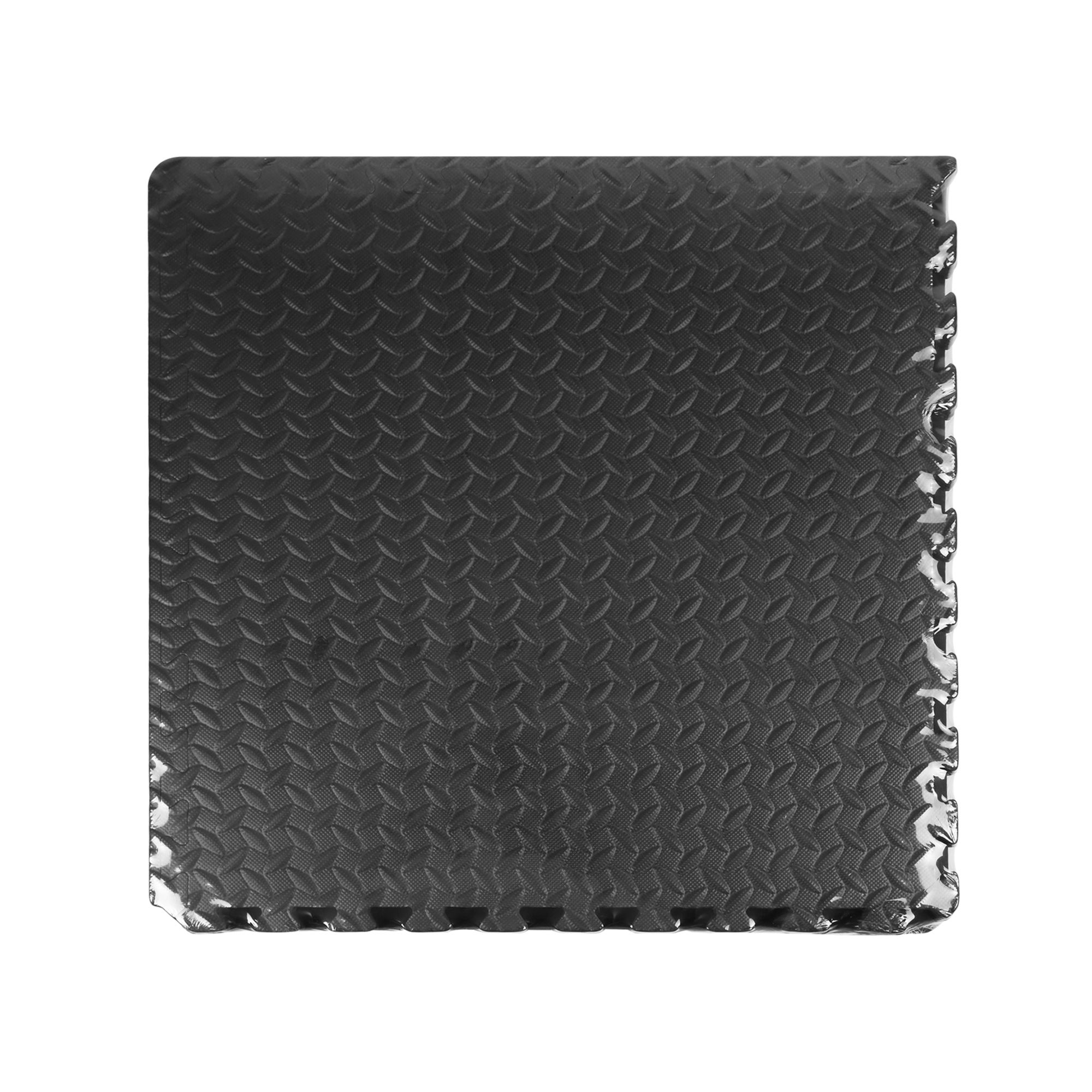 Auto Pro Interlocking Eva Foam Black Floor Mats Pack Of 6