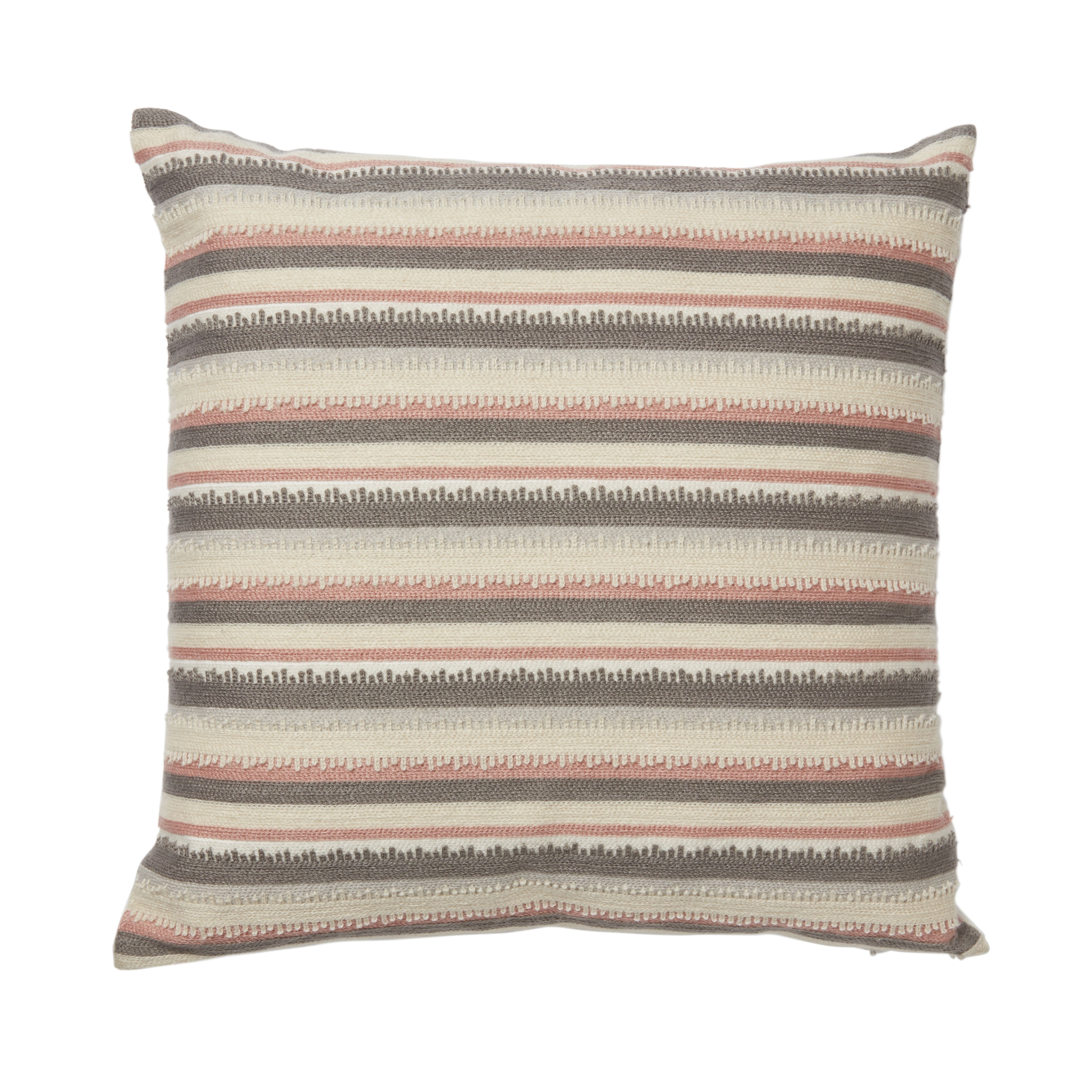 Striped Multicolour Cushion Departments DIY at B&Q