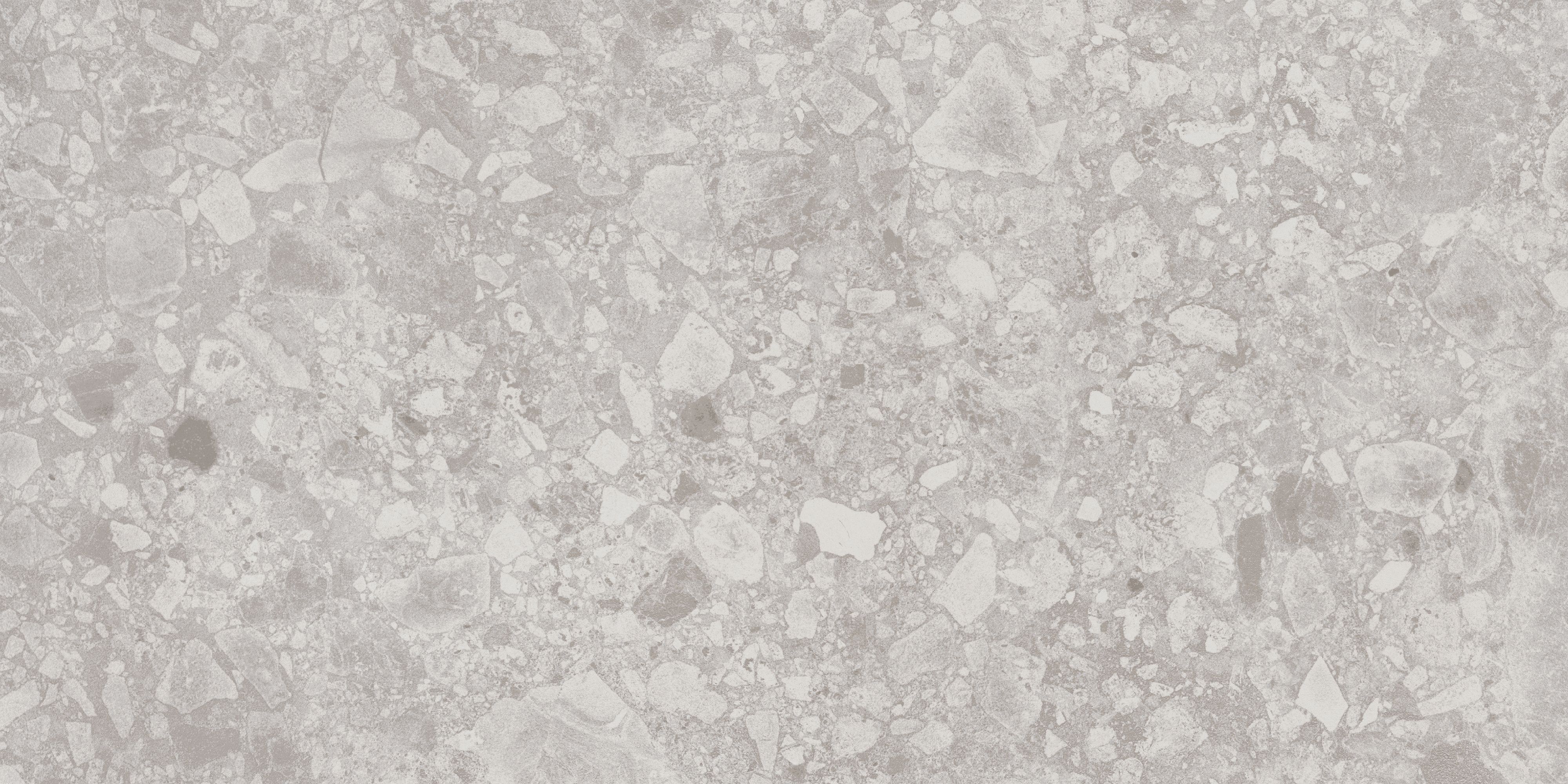 GoodHome Belukha Grey Matt Stone Effect Porcelain Wall & Floor Tile Sample