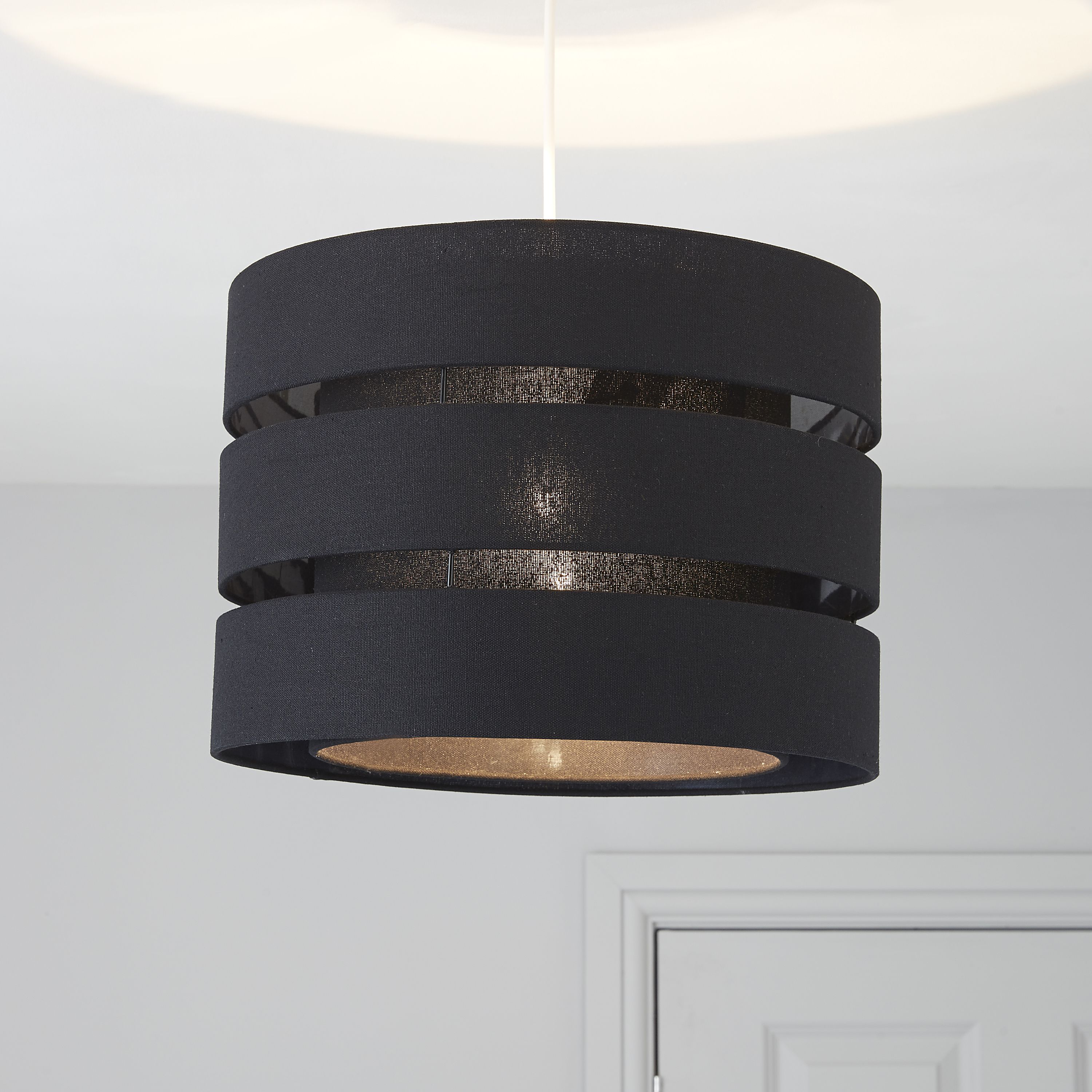 Trio Black Light shade (D)350mm | Departments | DIY at B&Q