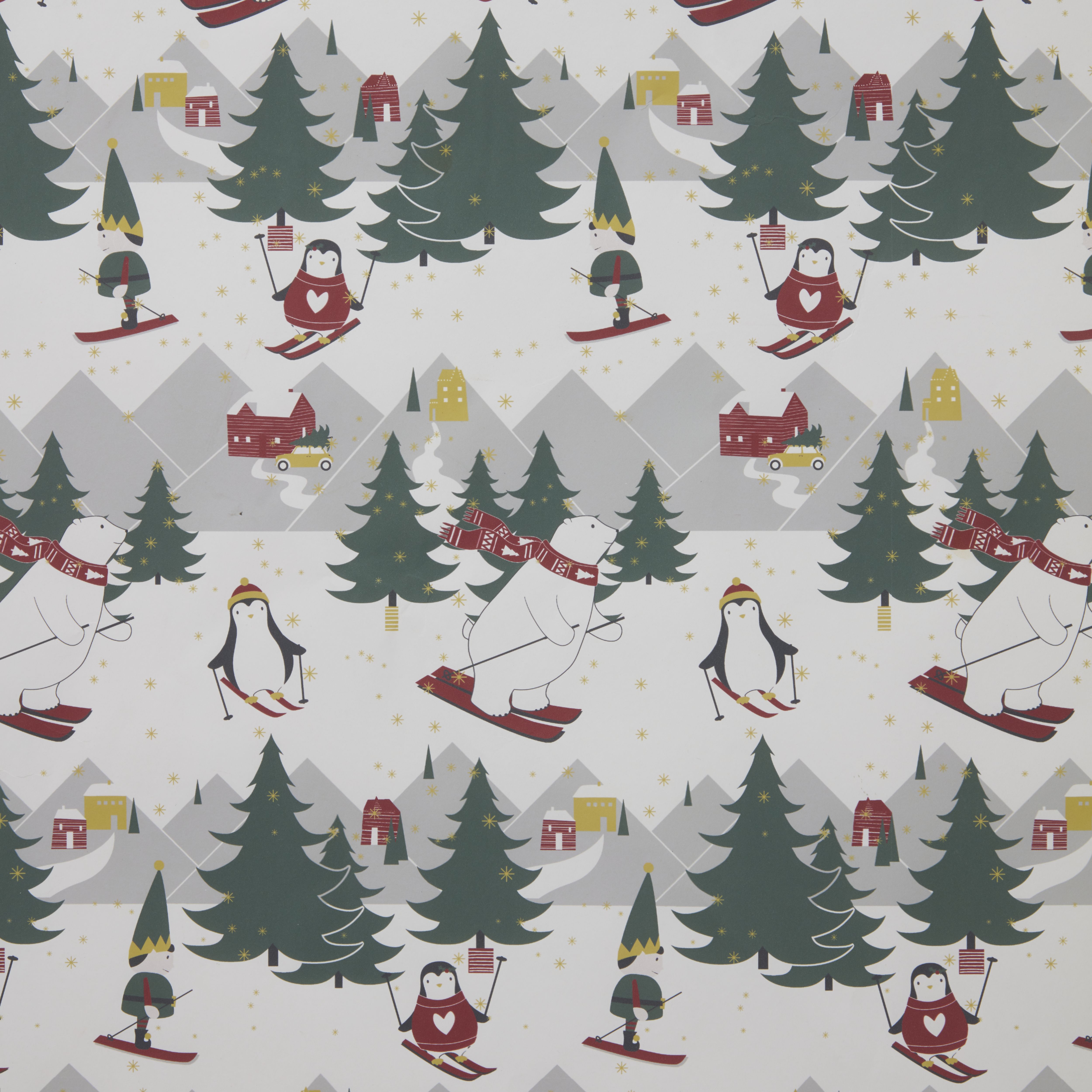 Character Christmas Wrapping Paper 