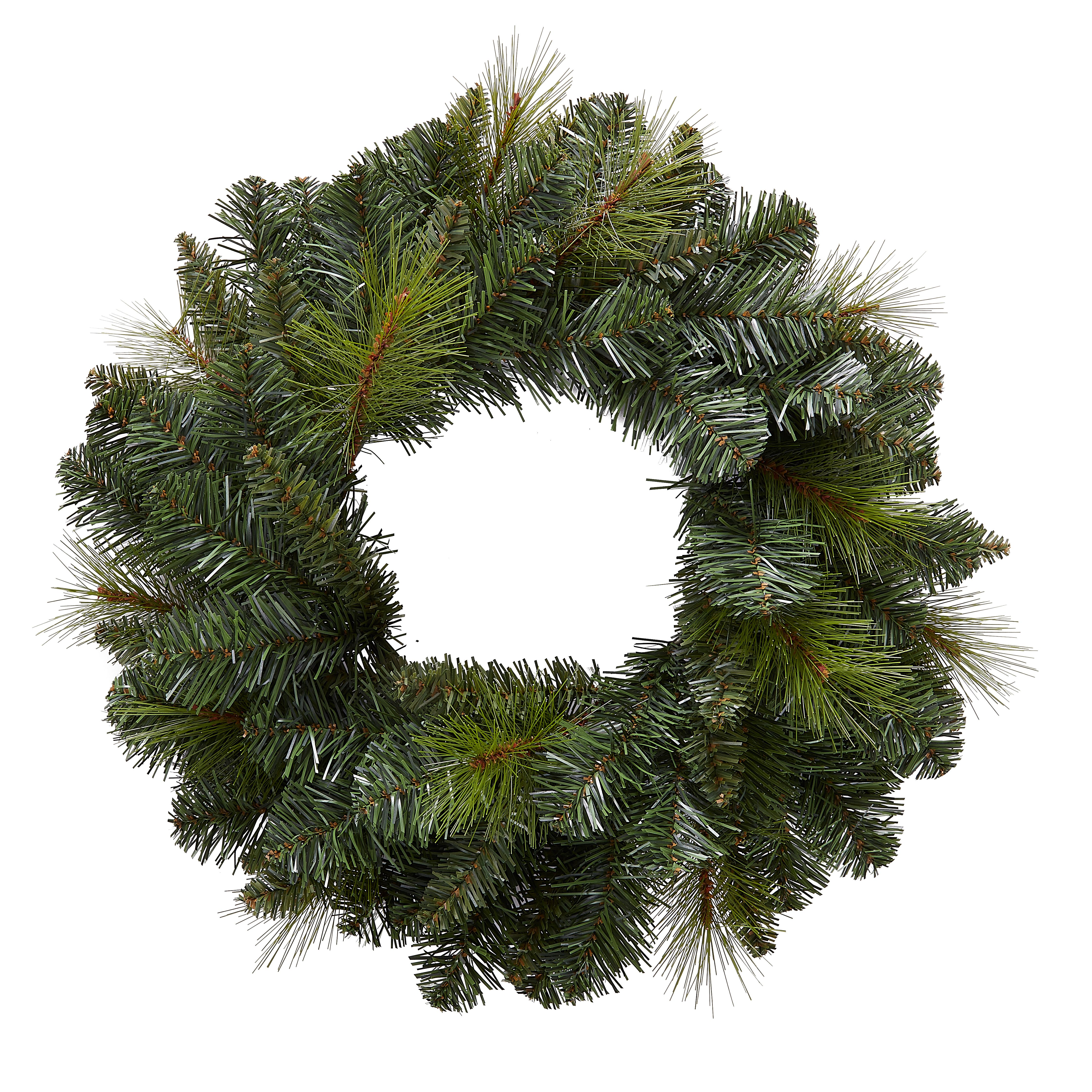 50cm Full Looking Christmas Wreath | Departments | DIY At B&Q