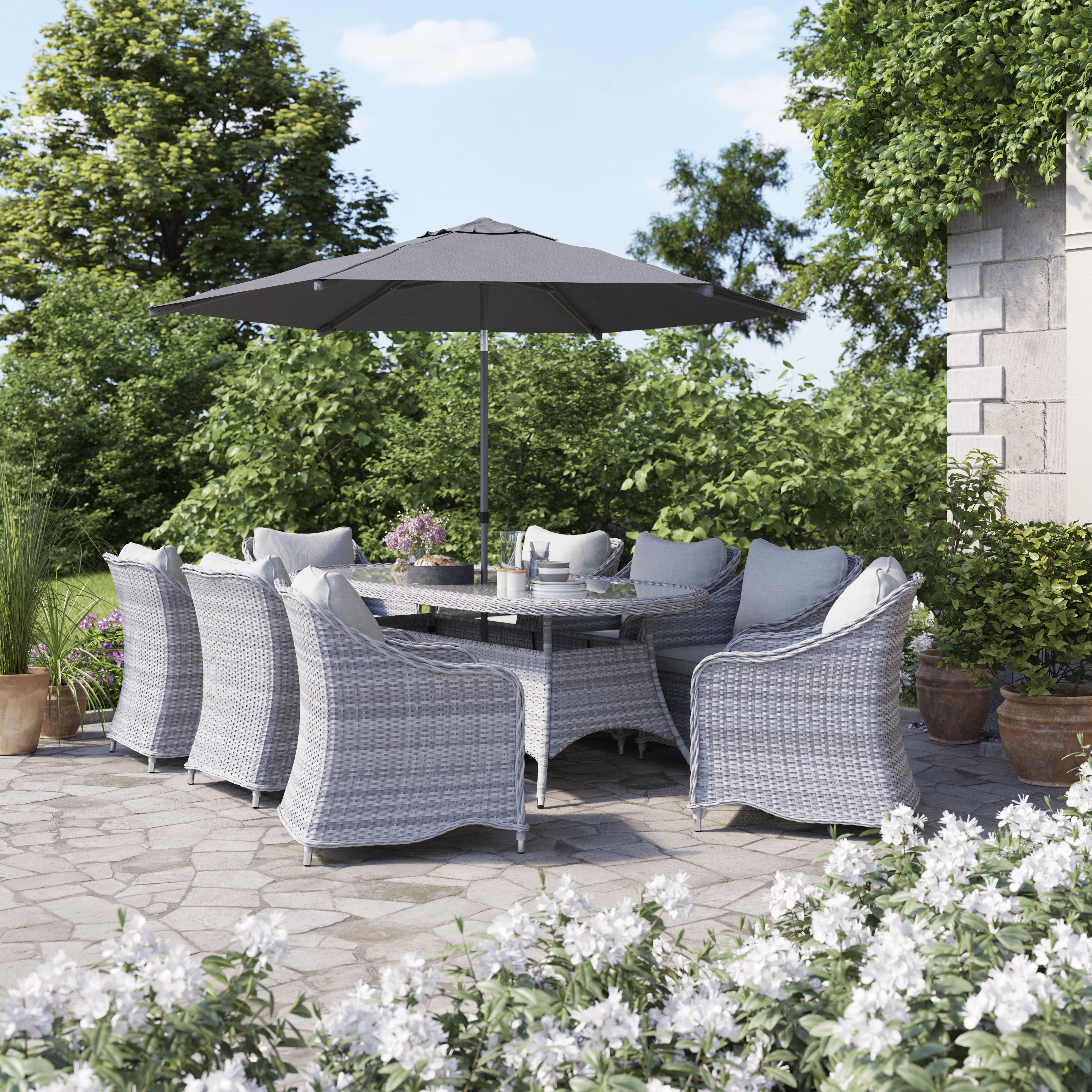 Maevea rattan deals garden furniture