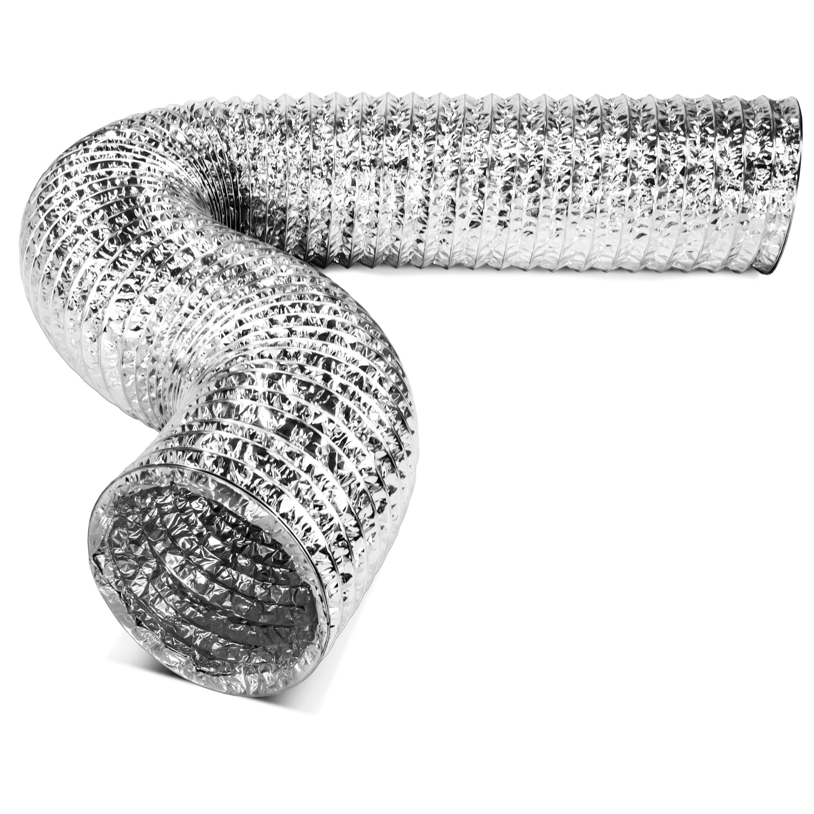 Kitchenequip Aluminium Ducting hose, (L)1.5m (Dia)125mm Departments