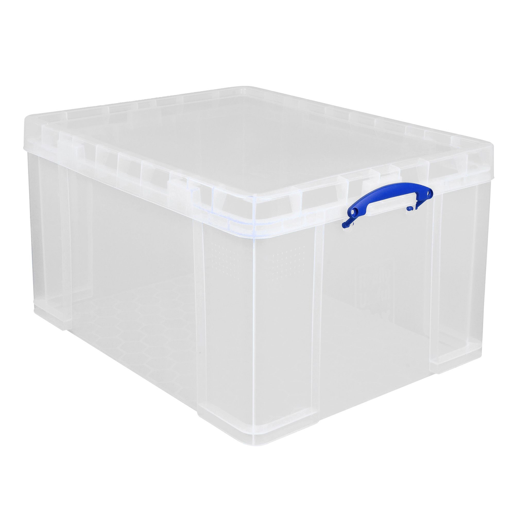 Really Useful Clear 84L Plastic Storage box | Departments 