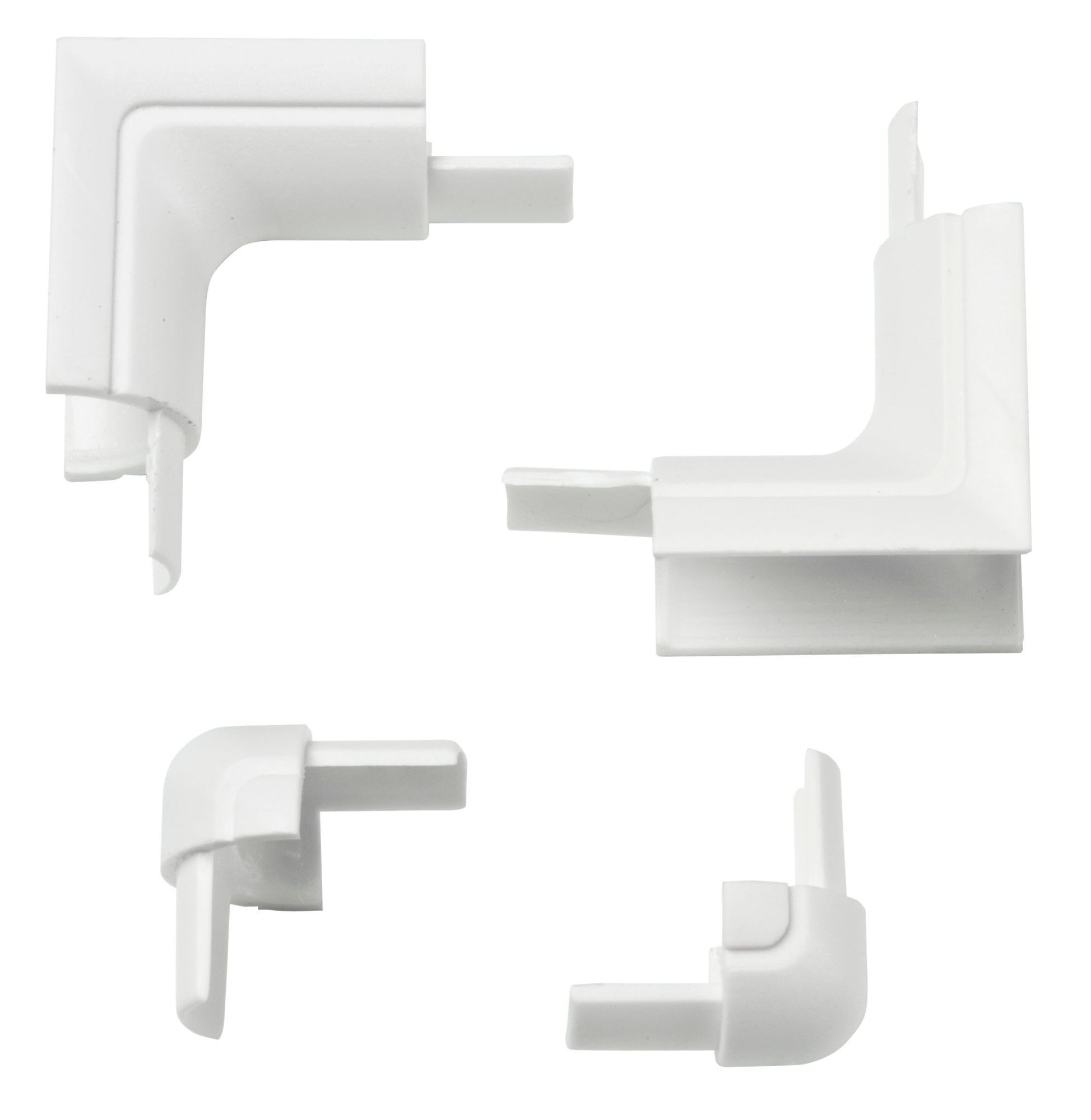 D-Line ABS plastic White Mini trunking accessories (W)30mm ...