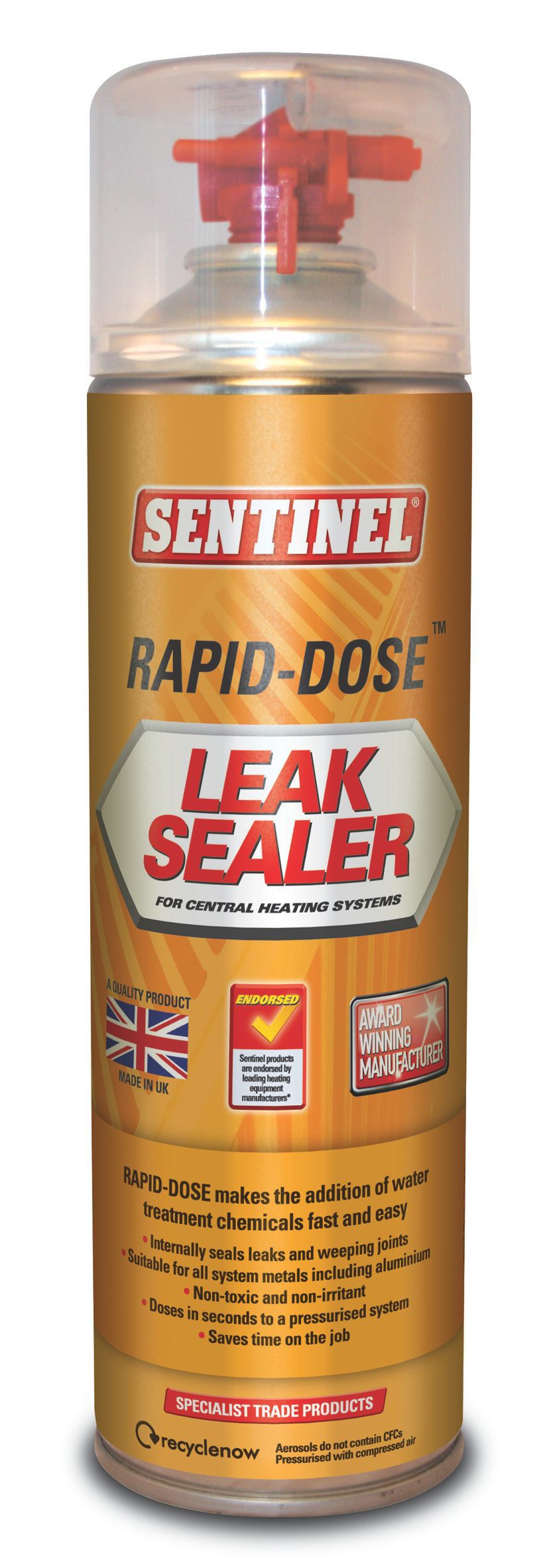 Sentinel Rapiddose Leak sealer, 400ml Departments DIY at B&Q