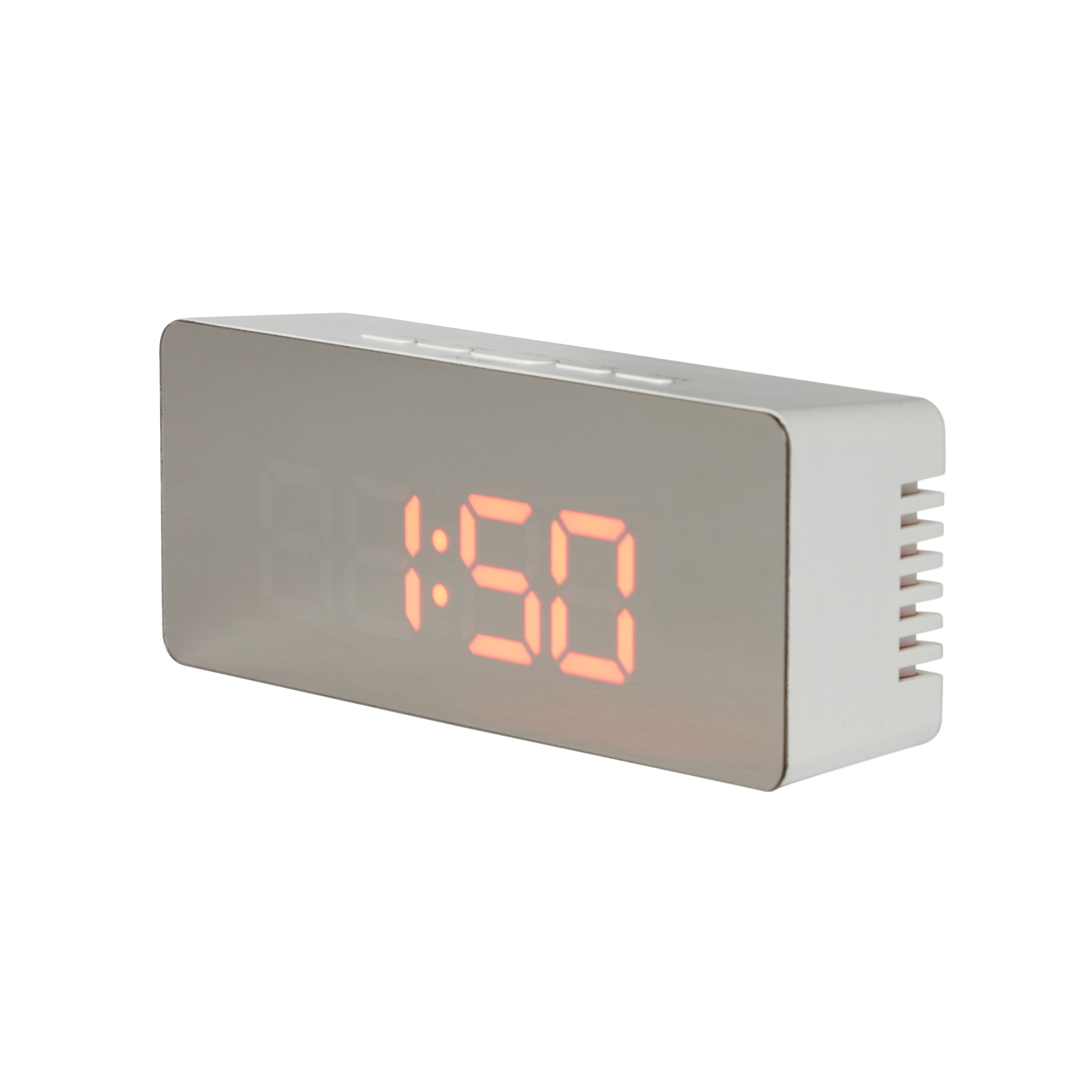 Jones White Digital Alarm Clock | Departments | DIY At B&Q