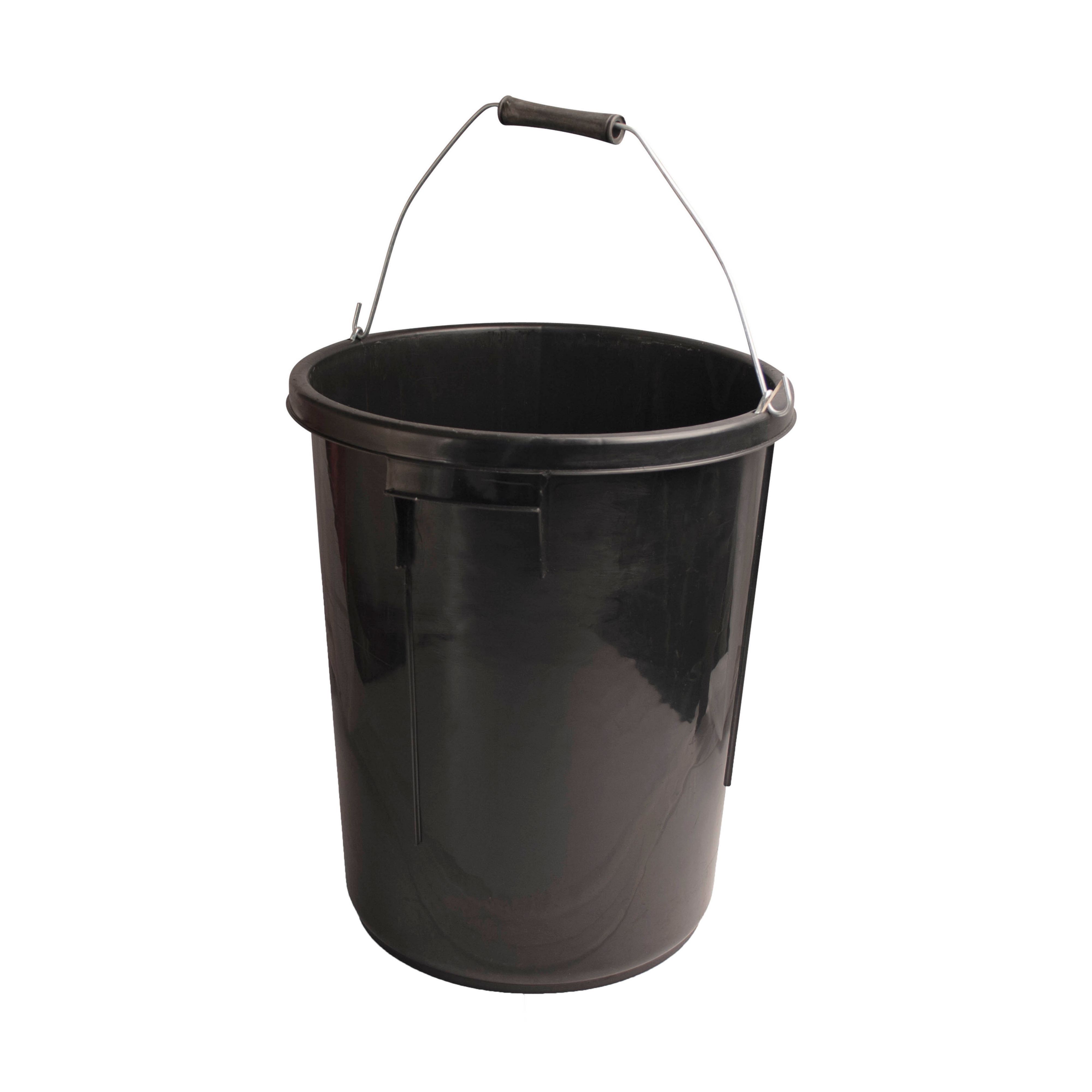 Active Black Plastic 30000 ml Plaster Mixing Bucket Departments DIY at B&Q