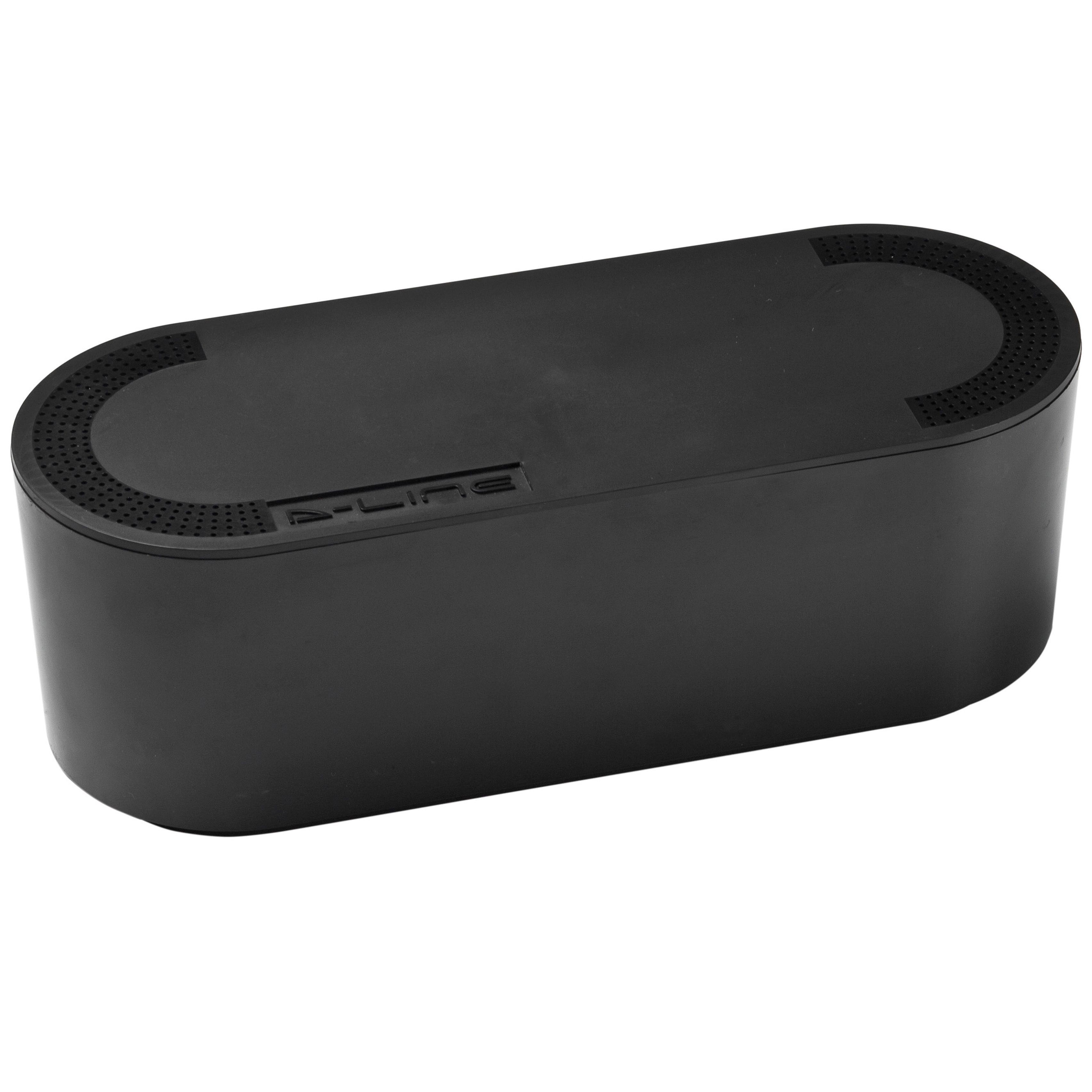 DLine Black Cable tidy unit Departments DIY at B&Q