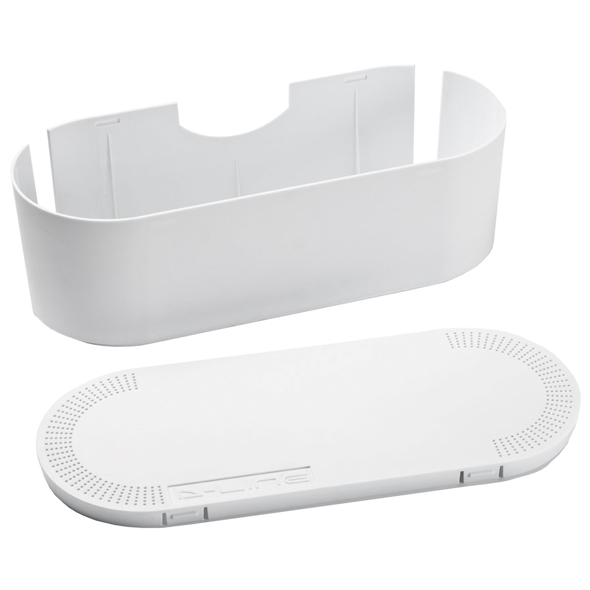 DLine Black Cable tidy unit Departments DIY at B&Q