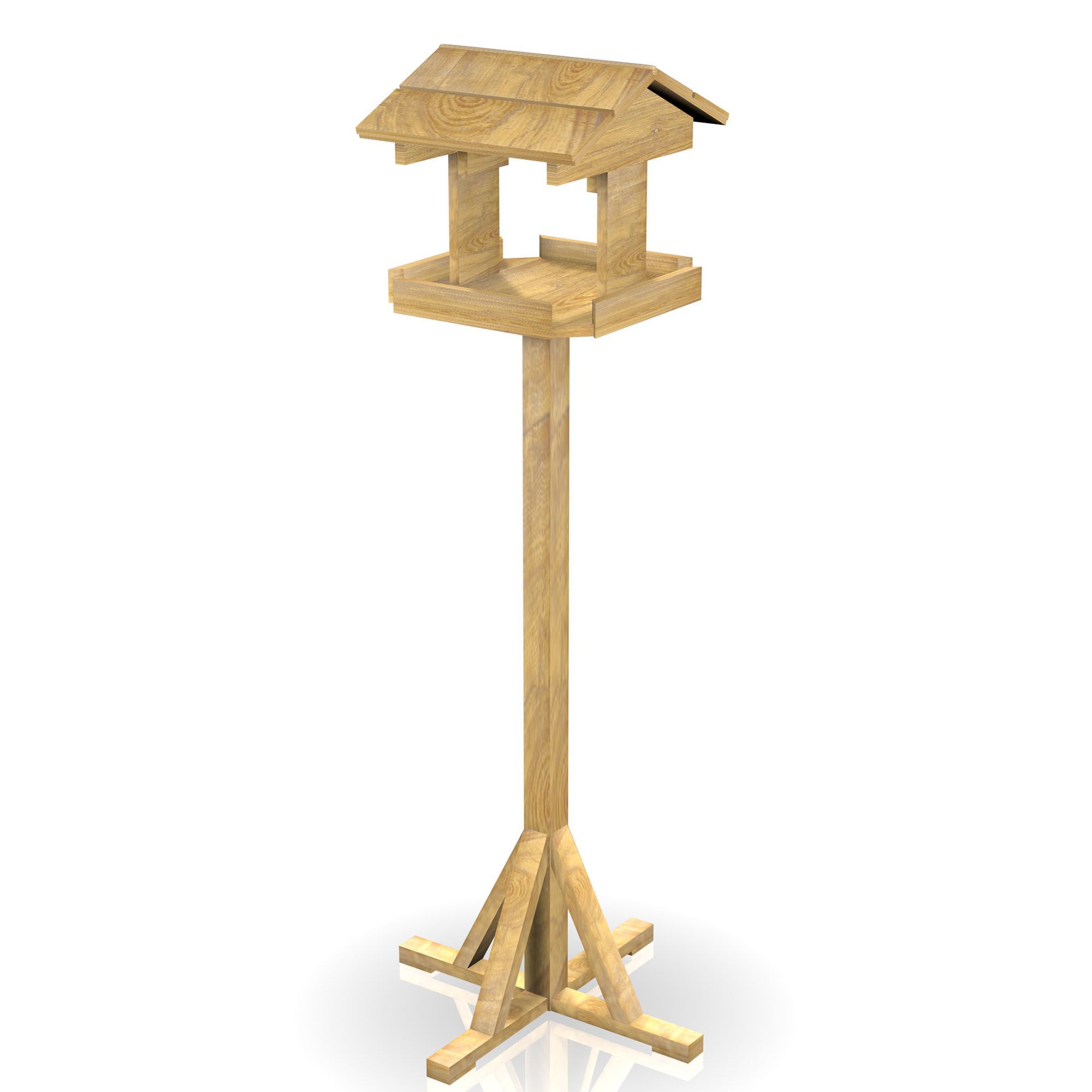 peckish wood everyday bird table h2300mm dia550mm