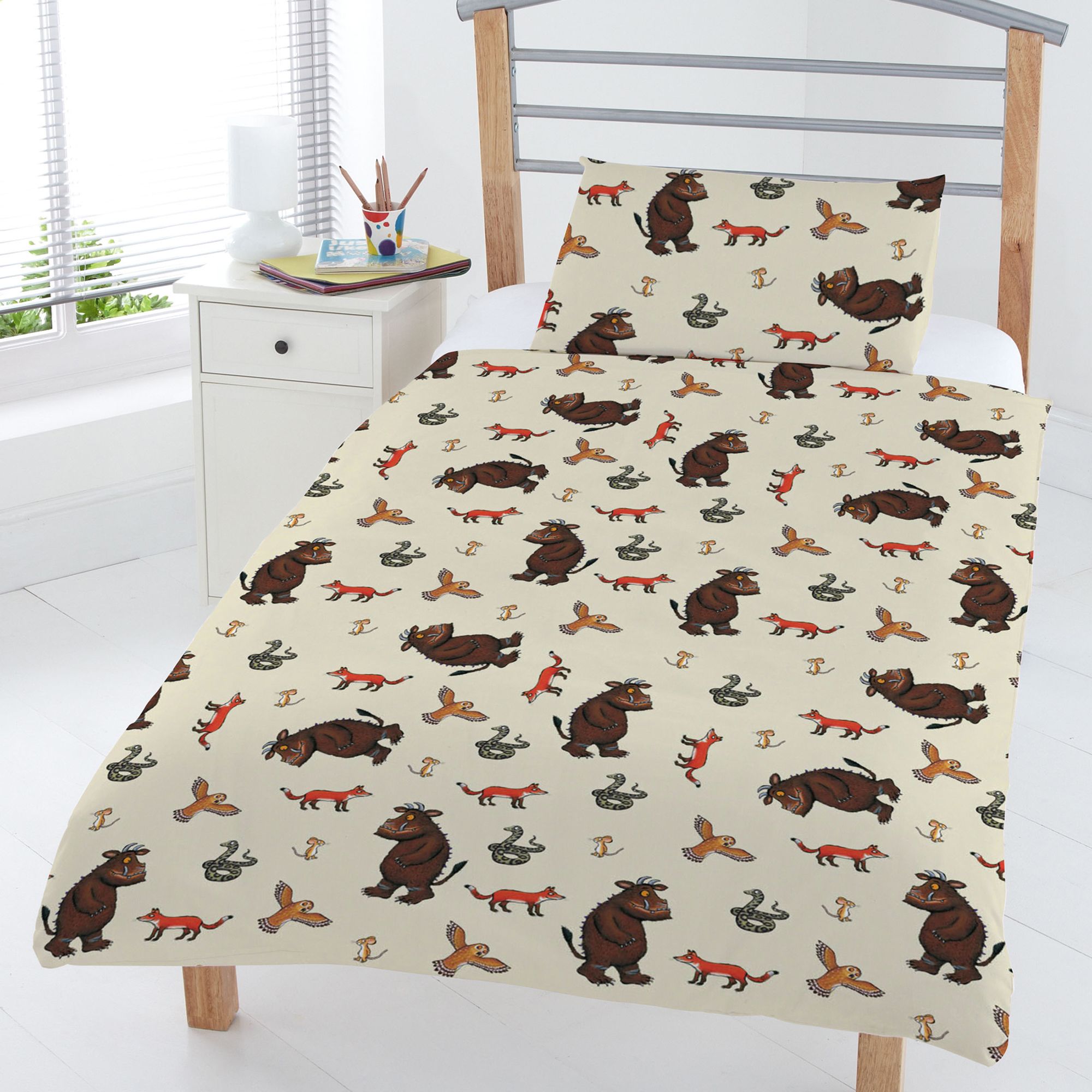 The Gruffalo Multicolour Junior Duvet Set Departments Diy At B Q