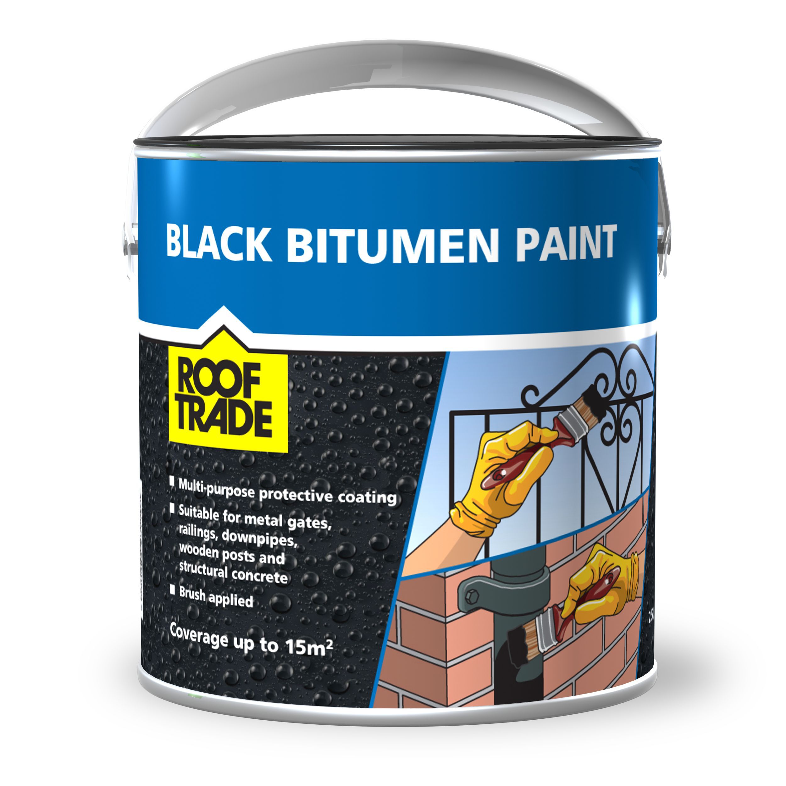 Black Jack Bitumen Paint B&q