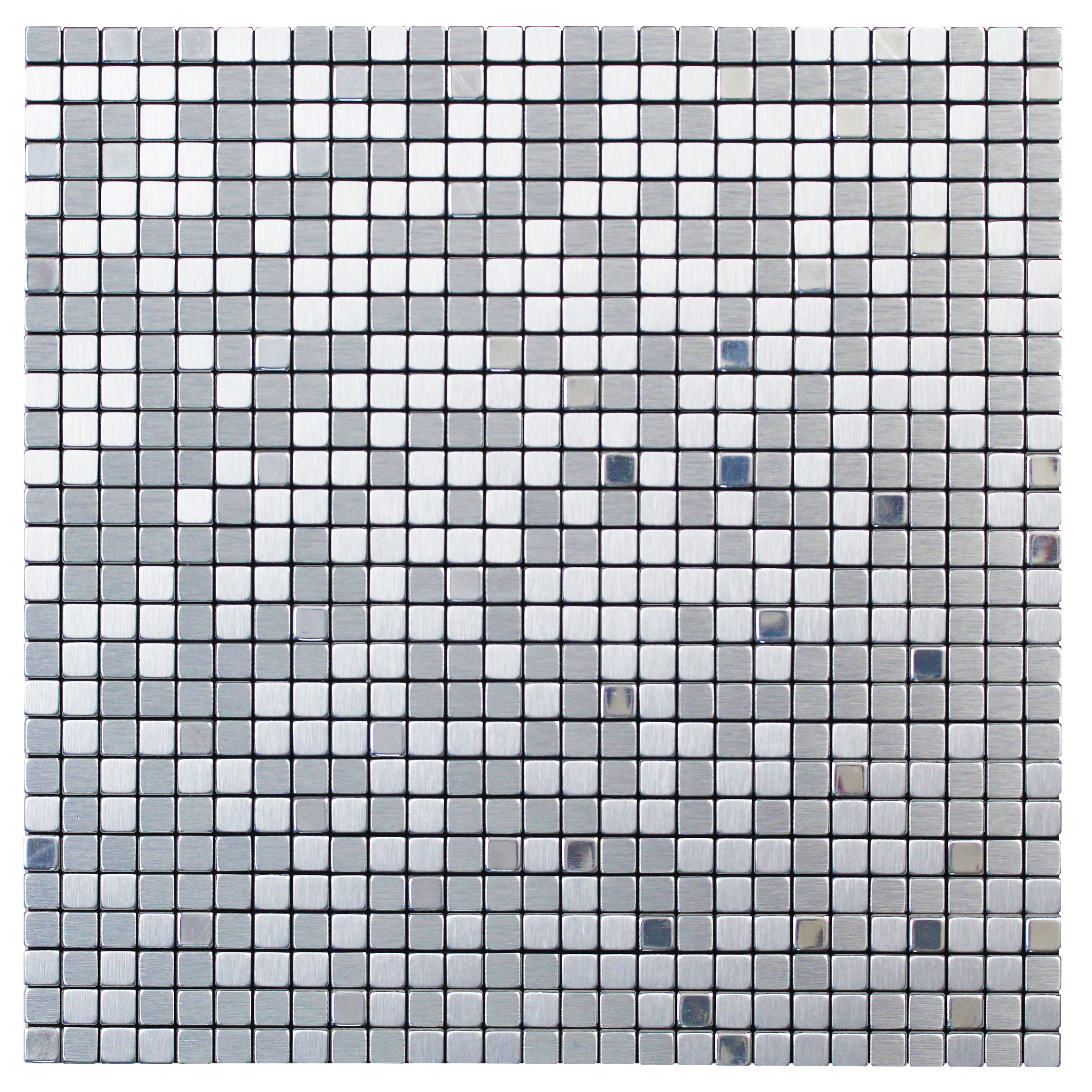 Abu dhabi Metal Mosaic tile, (L)300mm (W)300mm Departments DIY at B&Q