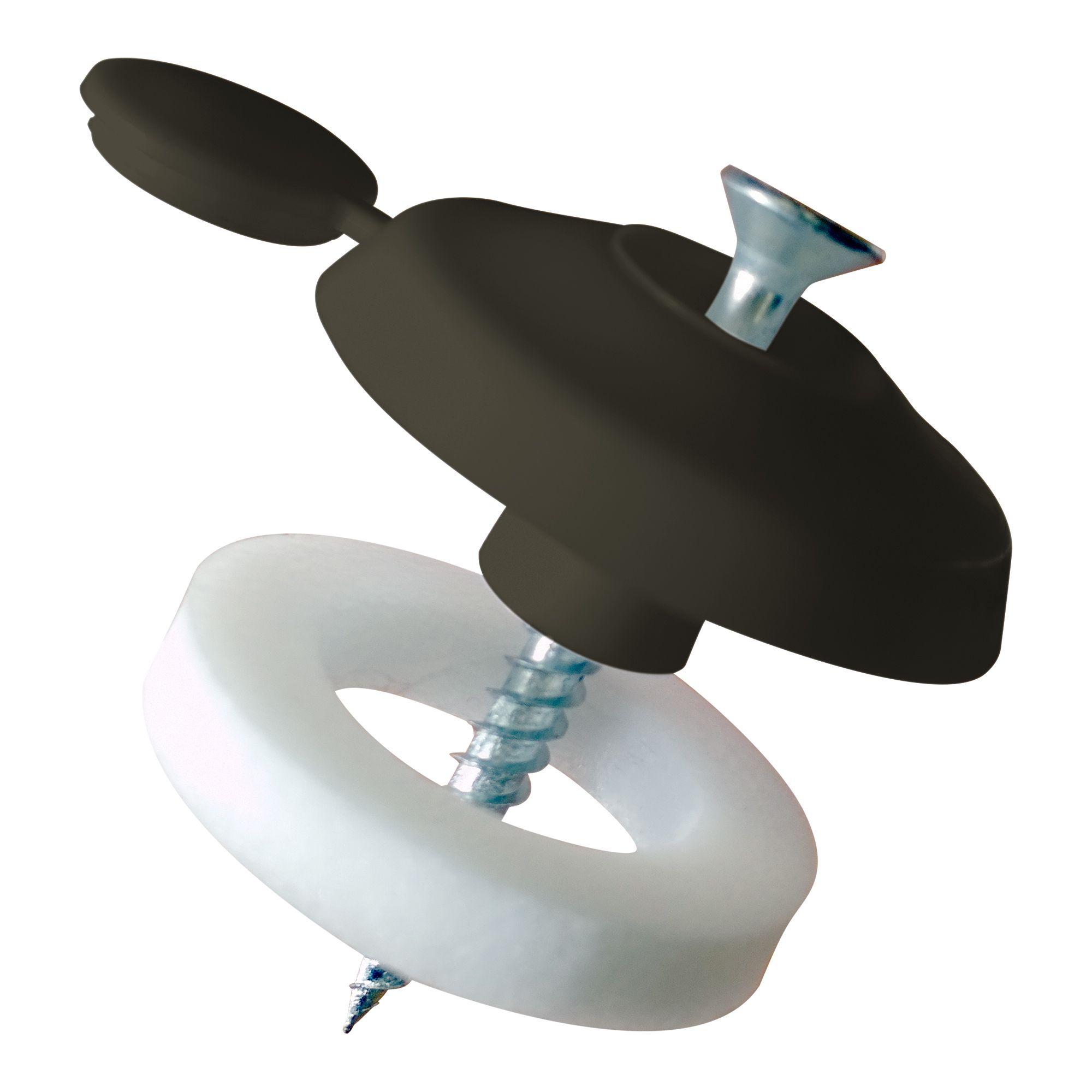 Alukap Polycarbonate (PC) & steel Roofing screw (L)55mm, Pack of 50