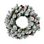 50cm Green Frosted Wreath