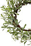 50cm Timeless Tradition Green Glitter effect Mistletoe Christmas wreath