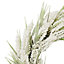 50cm White Glitter effect Berry Christmas wreath