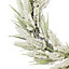 50cm White Glitter effect Berry Christmas wreath