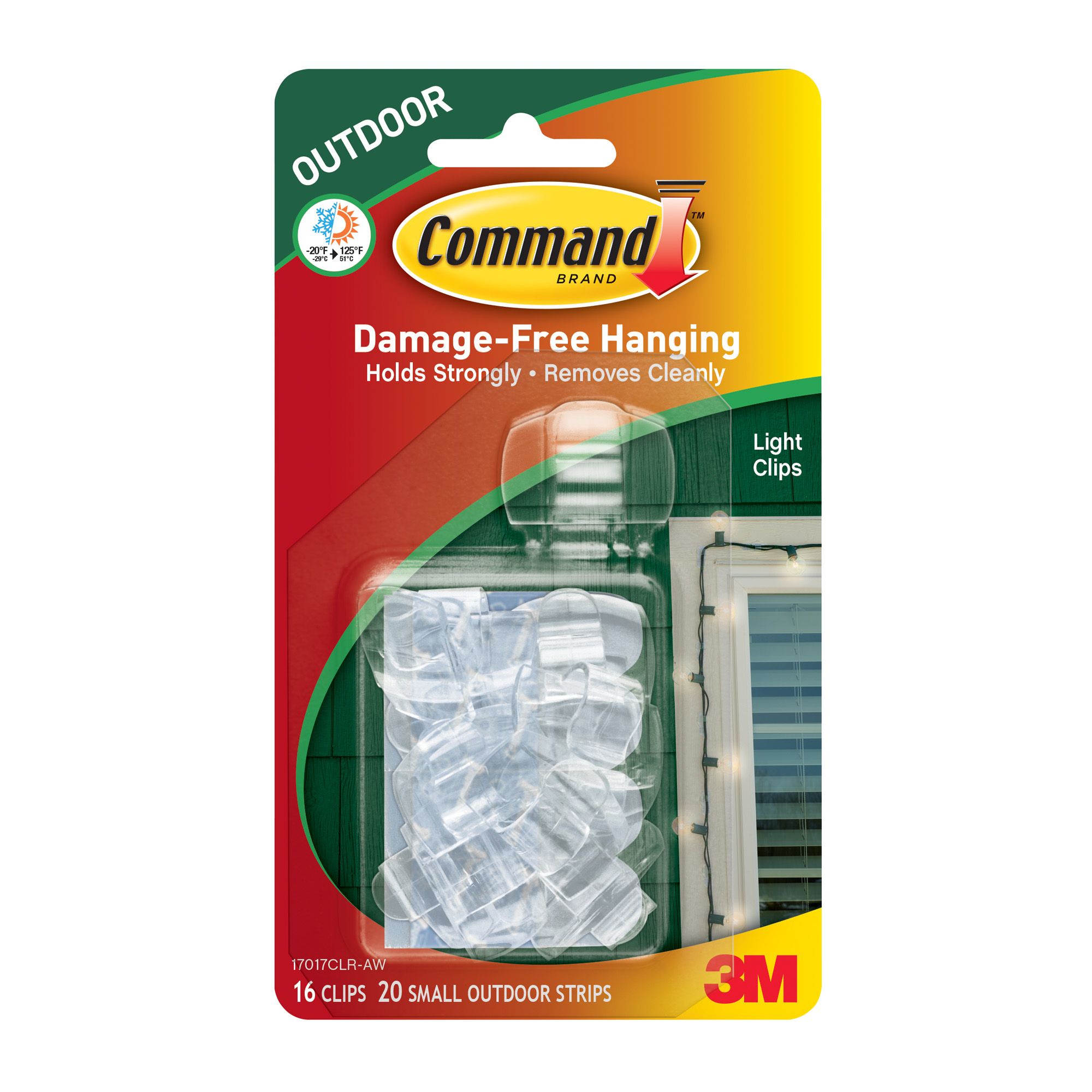 Command Outdoor Plastic Light clips, Pack of 16 Departments DIY at B&Q