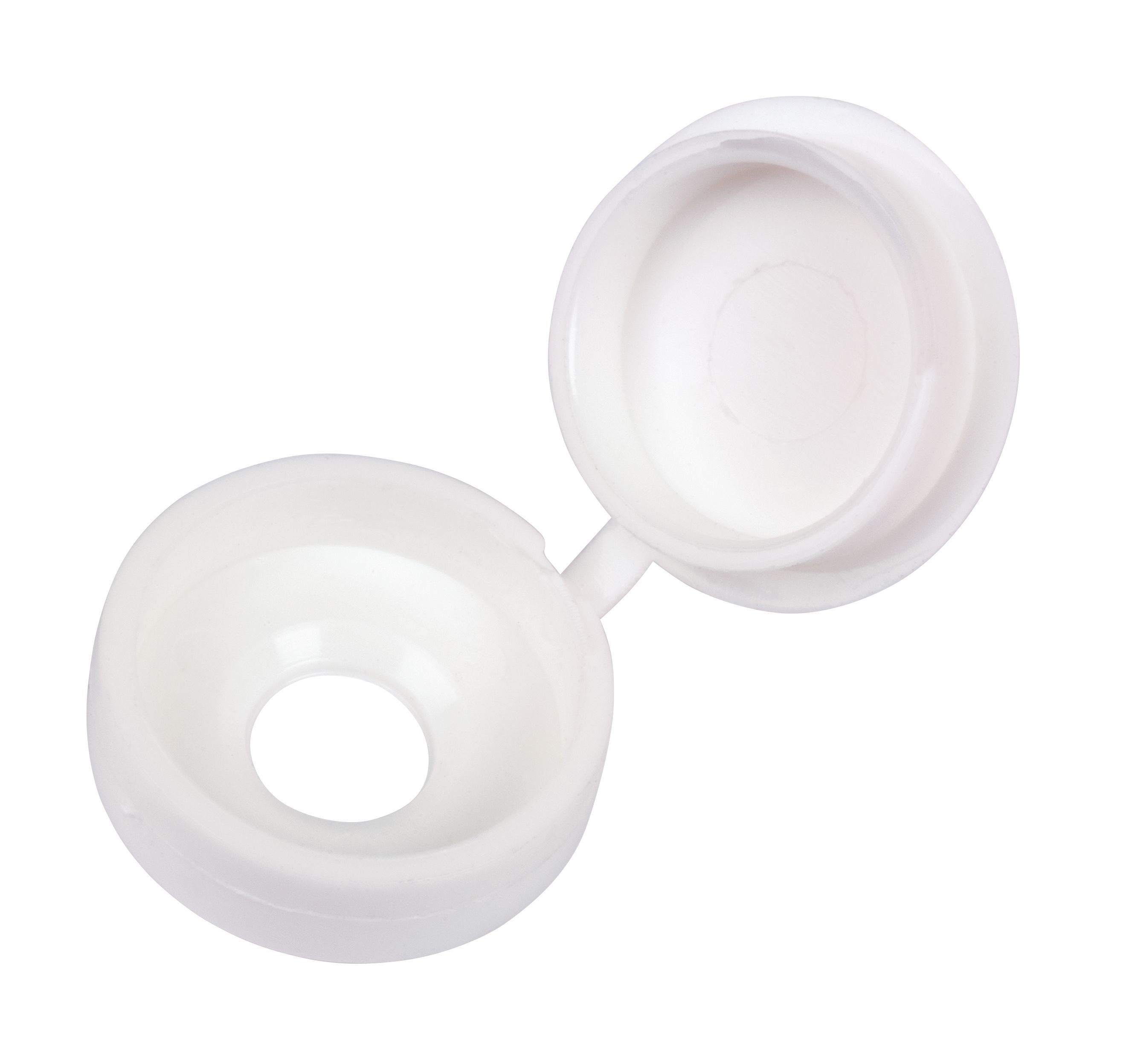 White Screw cap, Pack of 100 Departments DIY at B&Q