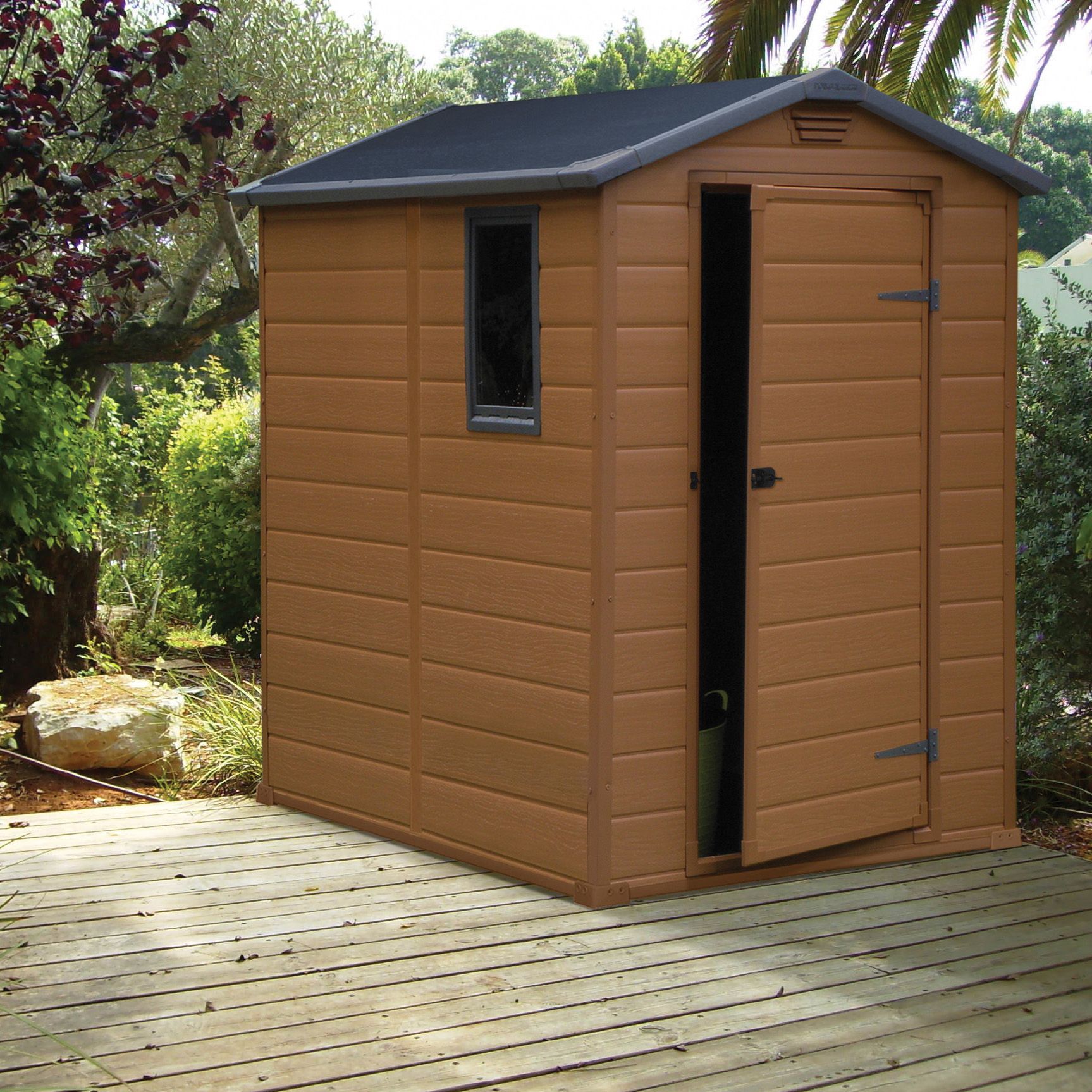 6X4 Apex Shiplap Plastic Shed | Departments | TradePoint