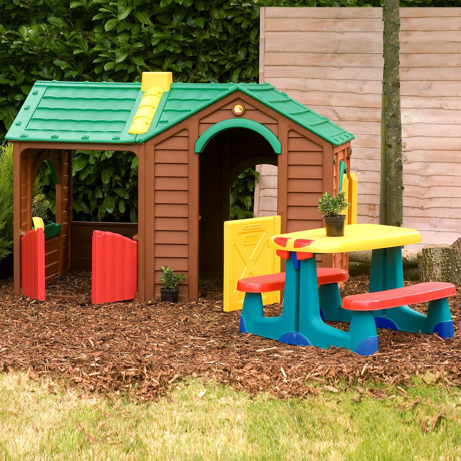 plastic playhouse b&q