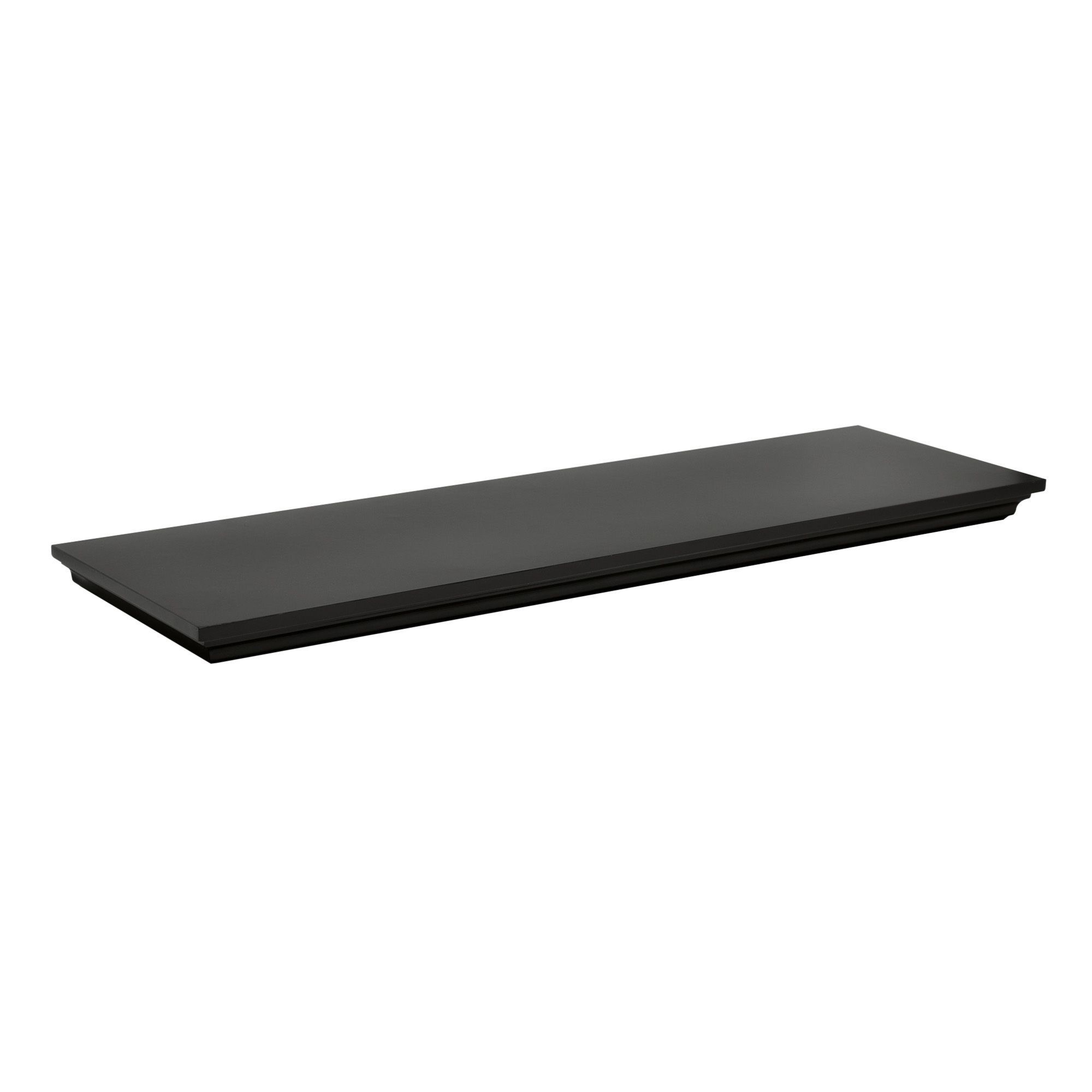 Heritage Black Floating Shelf (L)800mm (D)235mm Departments DIY at B&Q